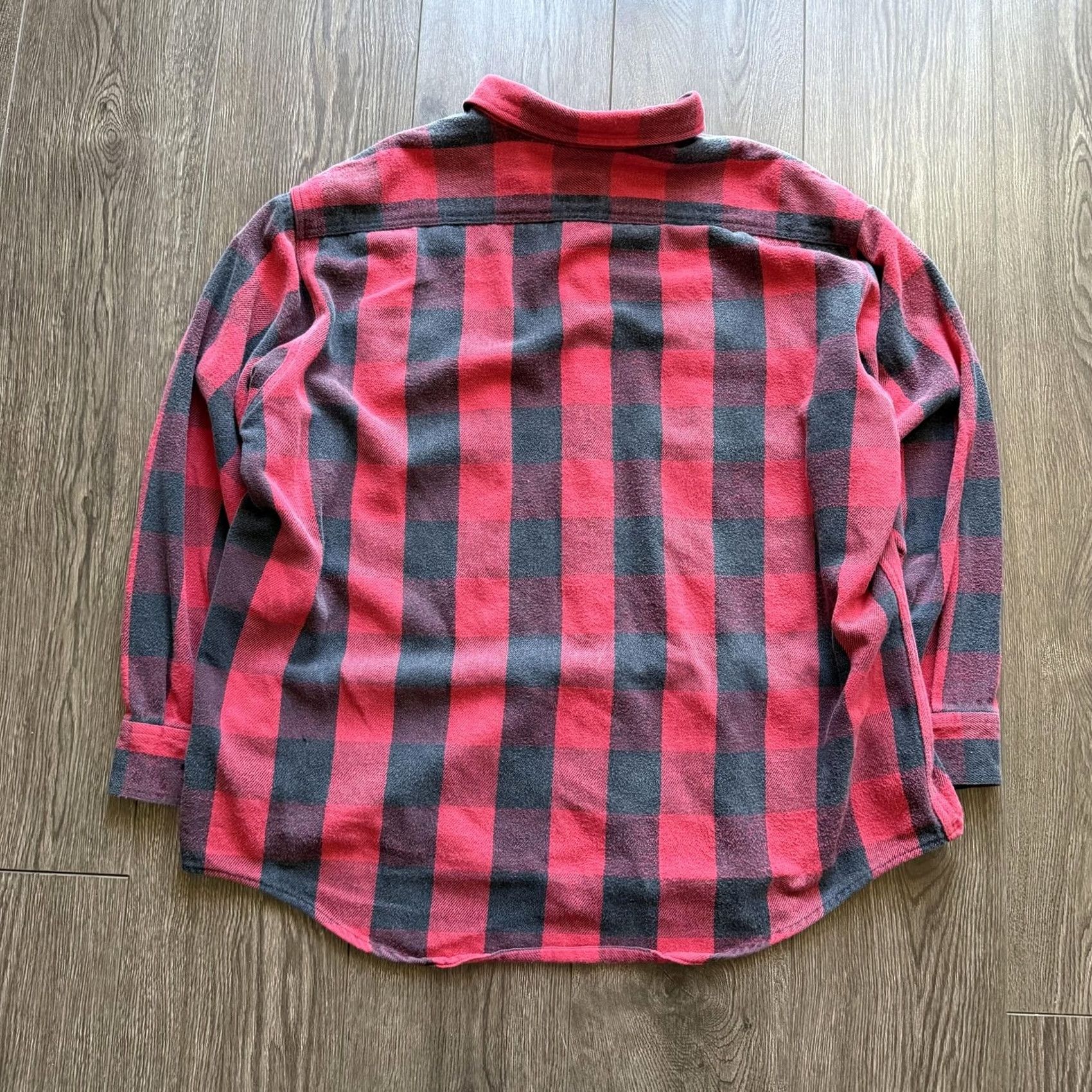 Vintage VINTAGE Prentiss Outdoors Flannel Shirt 2XL Red Buffalo Plaid Button Size US XXL / EU 58 / 5 - 5 Thumbnail