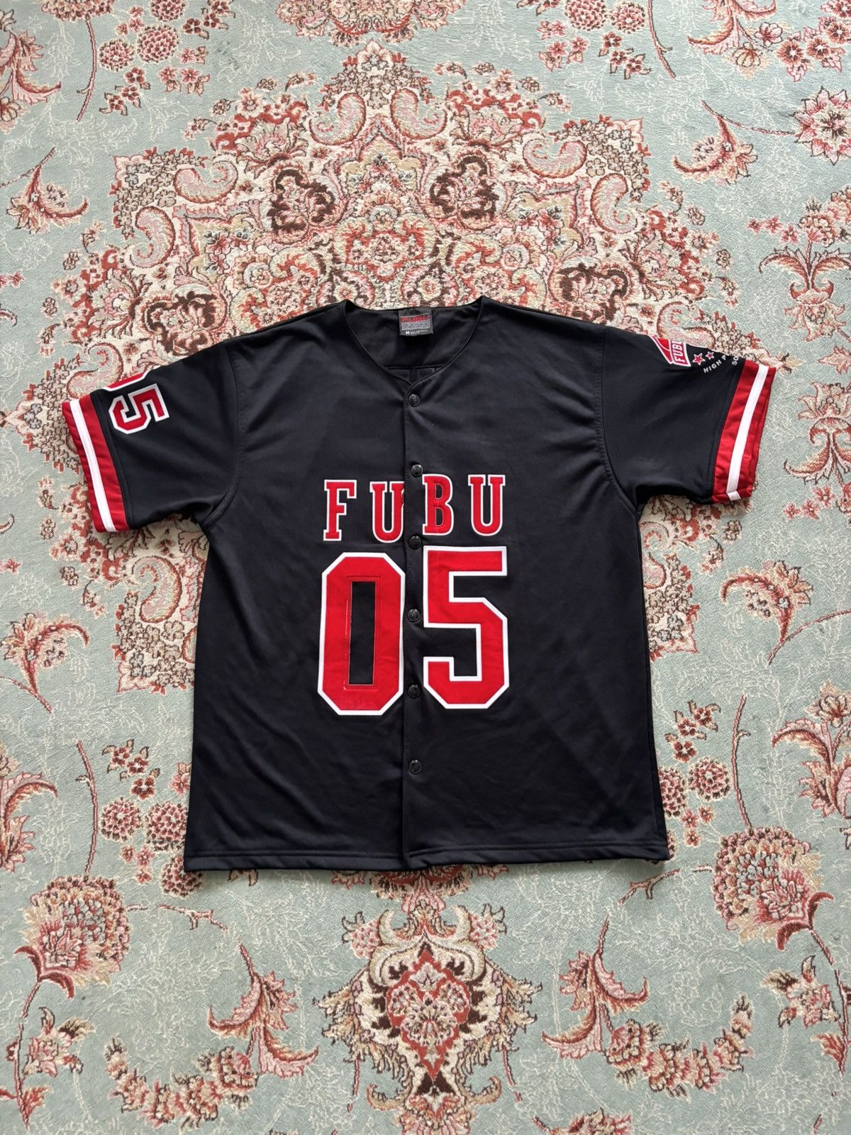 Fubu Fubu Sports 05 1992 Vintage Baseball Jersey Baggy Drip Size US M / EU 48-50 / 2 - 1 Thumbnail