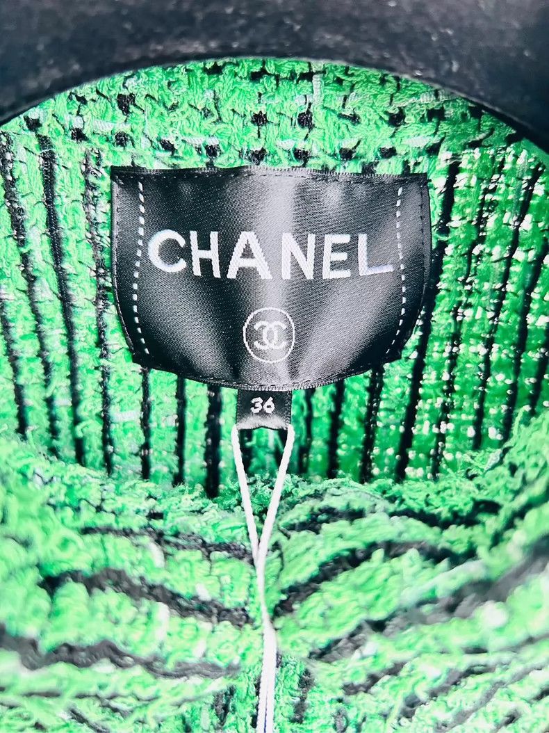 Chanel Chanel Green soft coat Size XS / US 0-2 / IT 36-38 - 3 Thumbnail