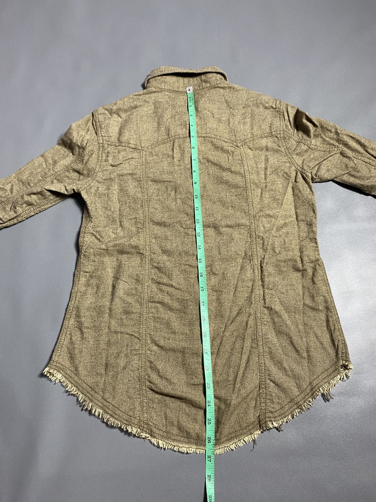 GOA GOA Distressed Button Up Western Shirt Size US S / EU 44-46 / 1 - 14 Thumbnail