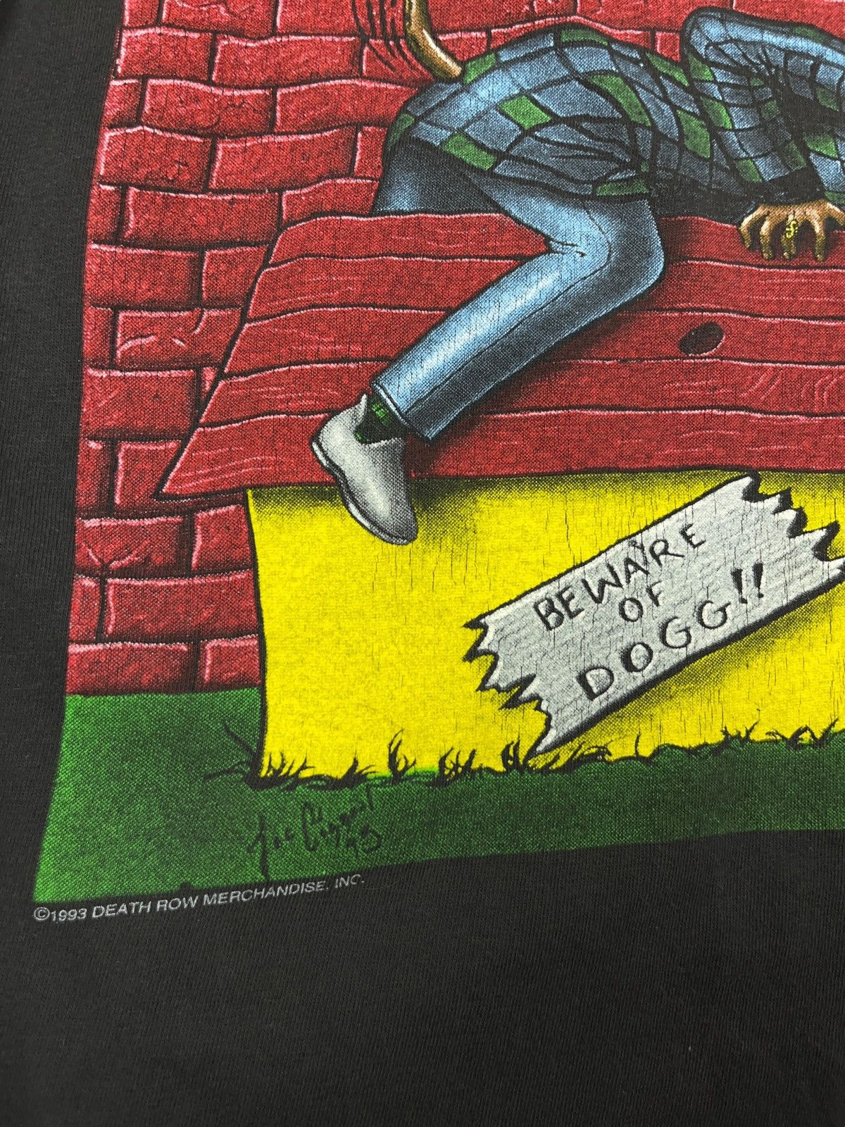 Rap Tees Vintage 1993 OG Snoop Dogg Doggystyle Debut Album T-shirt Size US XL / EU 56 / 4 - 9 Thumbnail