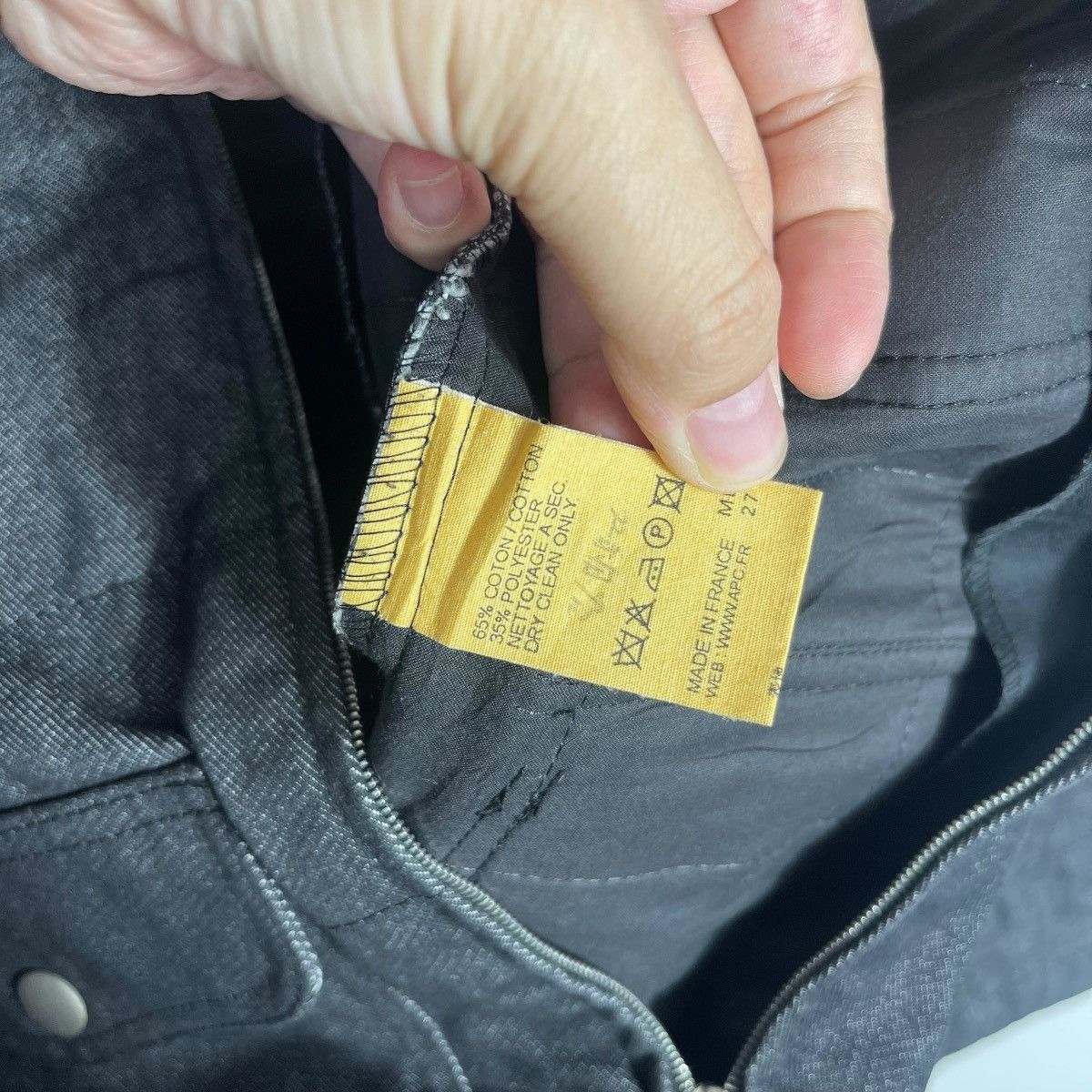 A.P.C. A.P.C. Denim Jacket Workwear Utility Zip Jacket France Size US M / EU 48-50 / 2 - 6 Thumbnail