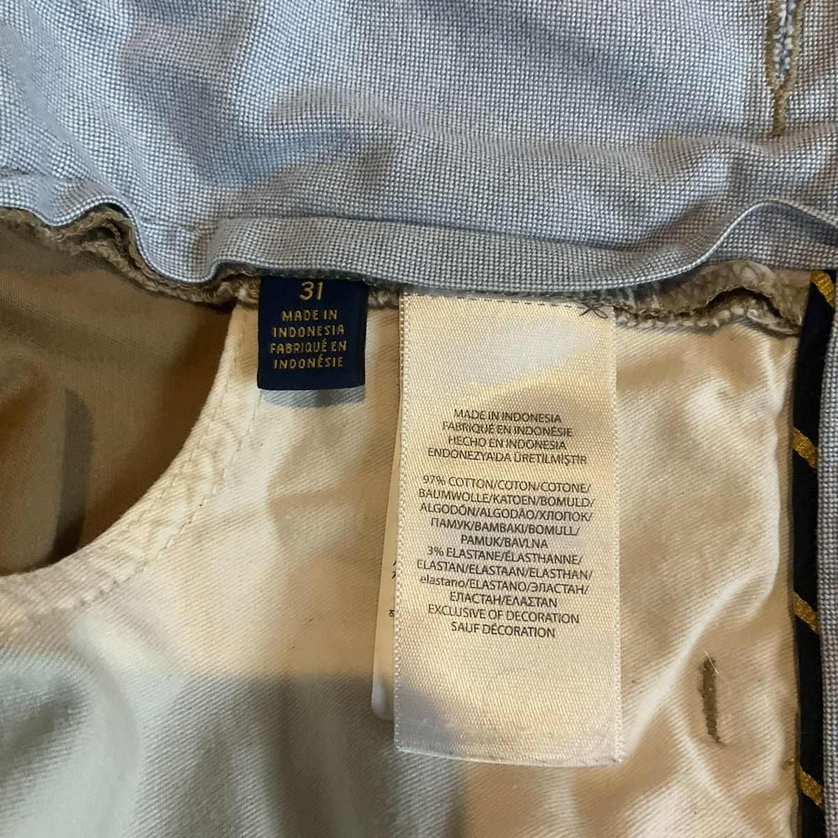 Polo Ralph Lauren Polo Ralph Lauren Stretch Classic Fit Shorts Size US 31 - 3 Thumbnail