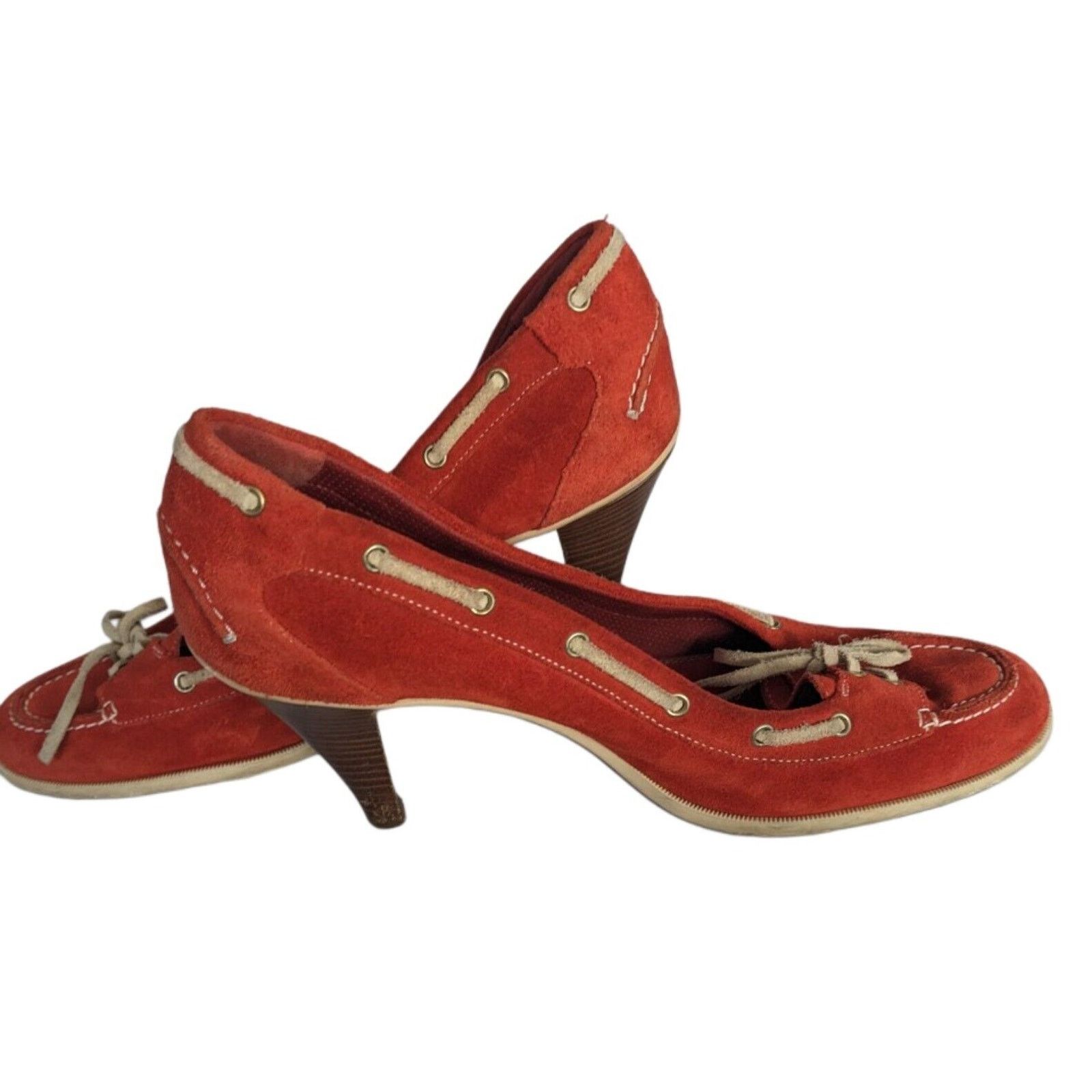 Bally Bally High Heels Balmoral Suede Rawhide Trim. Made in Italy Size US 10 / IT 40 - 1 Thumbnail