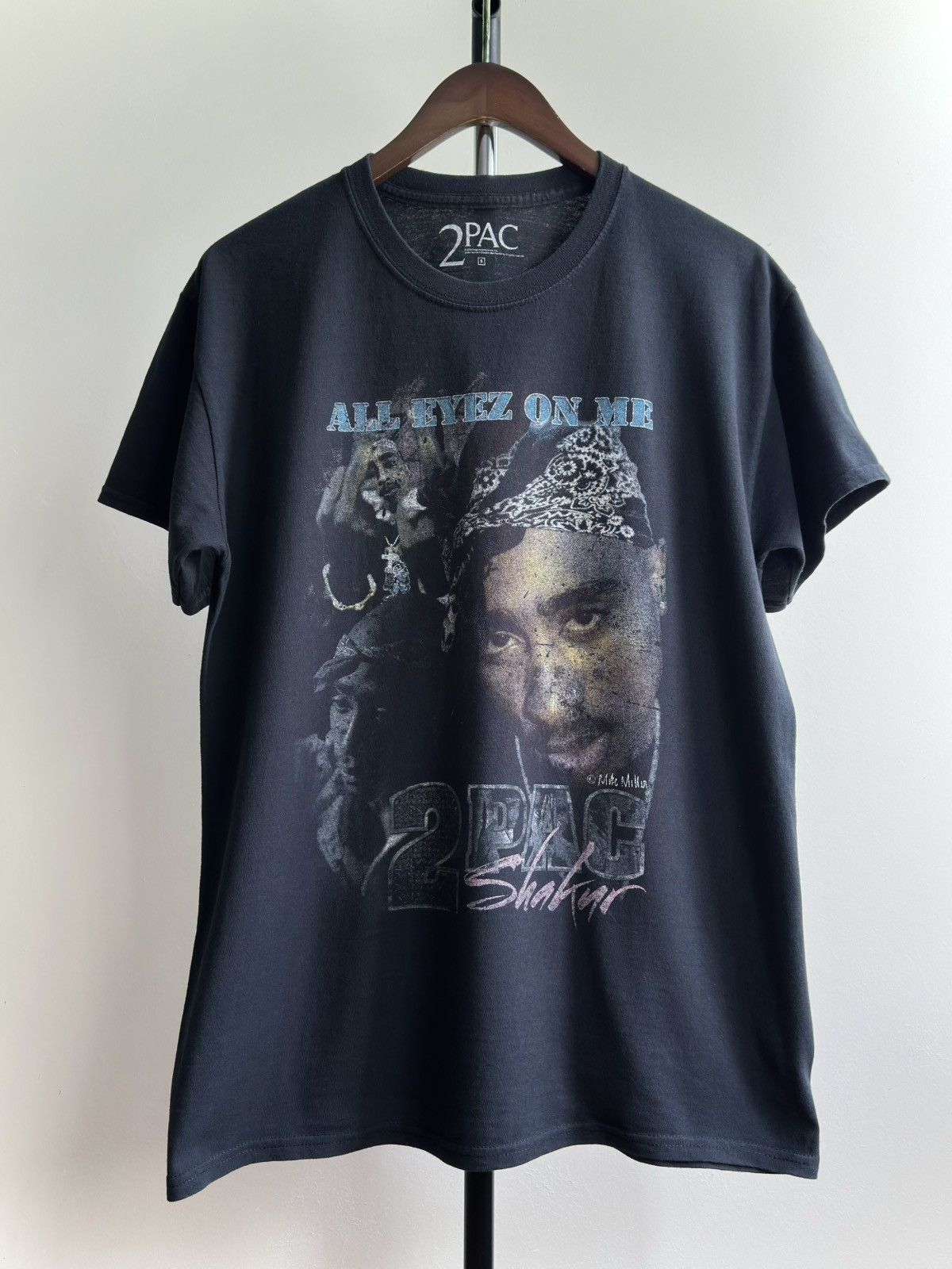 Band Tees × Vintage VINTAGE Y2K TUPAC SHAKUR 2PAC TEE Size US M / EU 48-50 / 2 - 1 Thumbnail