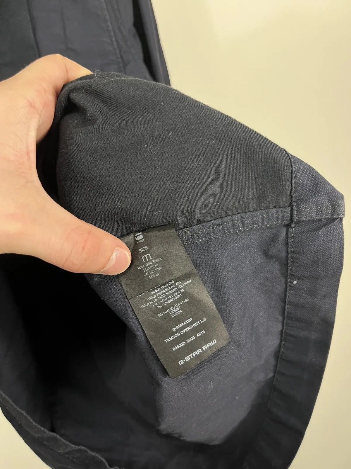 G-Star × Vintage Vintage G-Star Raw Y2K Navy Avant Garde Japanese Hype Jacket Size US M / EU 48-50 / 2 - 8 Thumbnail