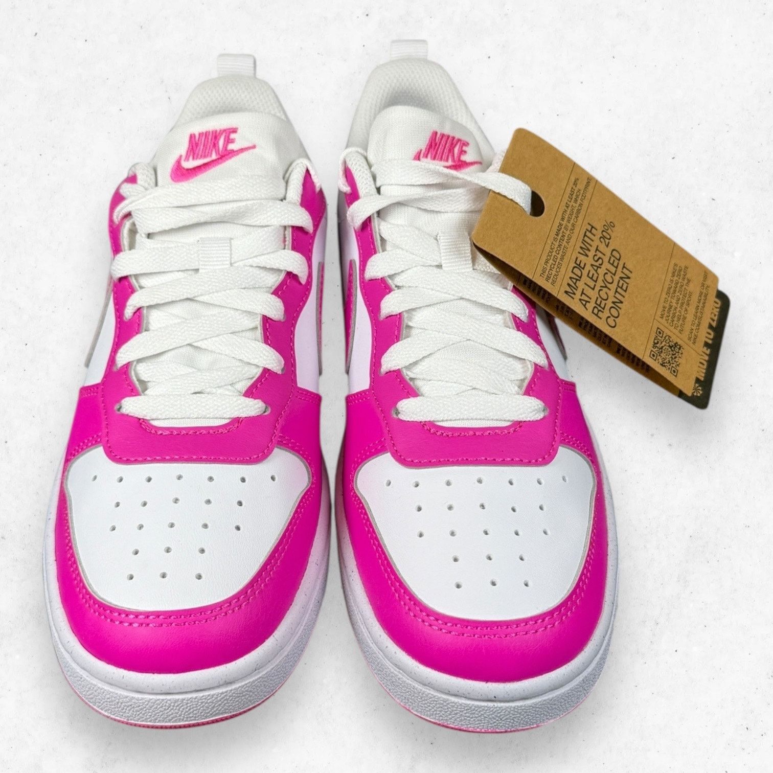 Nike Nike Court Borough Low Recraft GS 5.5Y Fuchsia Size US 5.5 / EU 38 - 7 Thumbnail