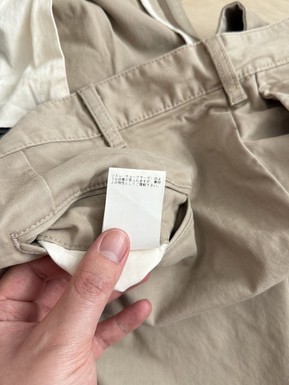 Beams Plus Two pleat khaki Size US 33 - 7 Thumbnail