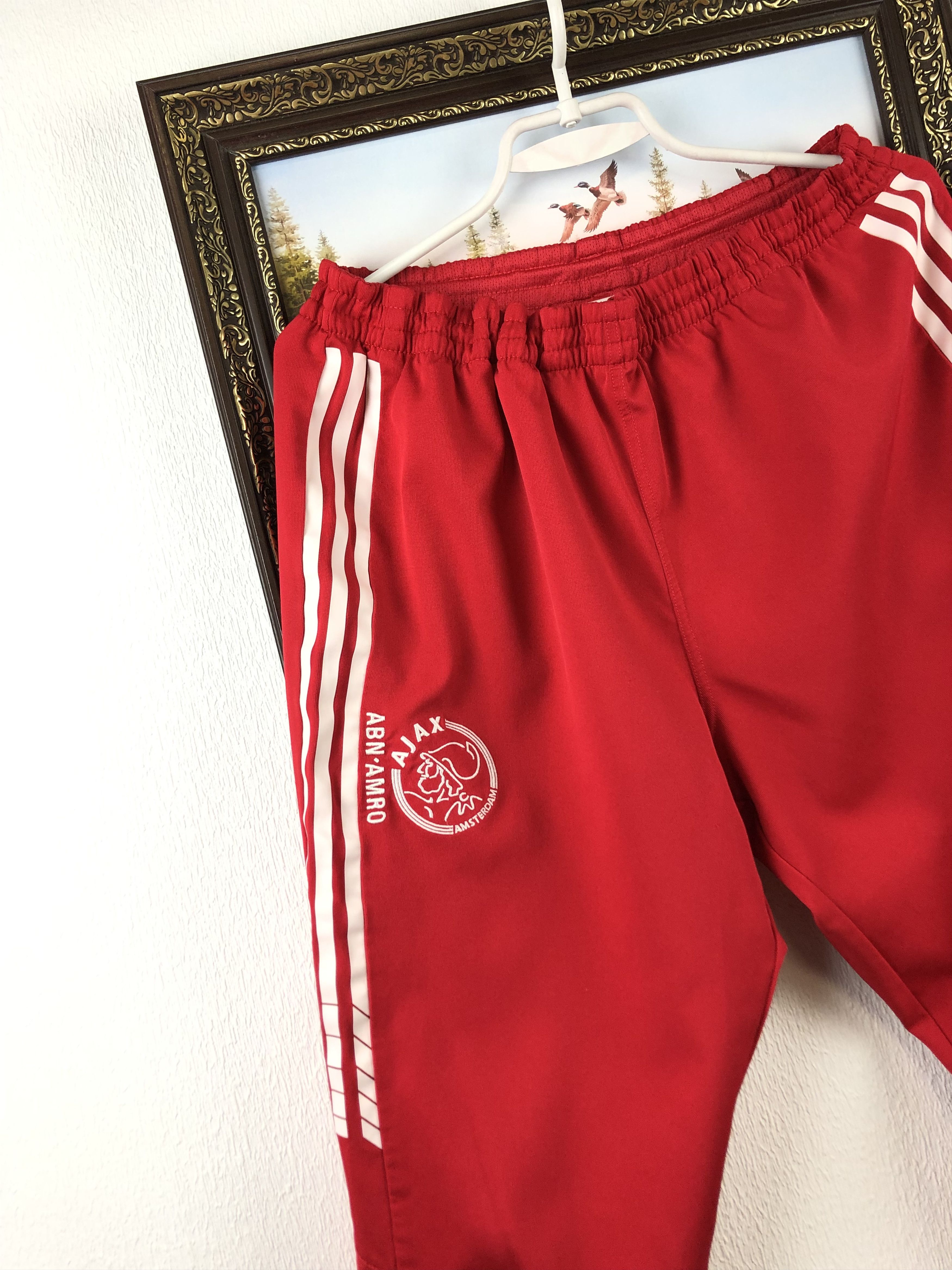 Adidas Vintage Ajax Suit Tracksuit Pants Jacket Track Soccer Size US M / EU 48-50 / 2 - 16 Thumbnail