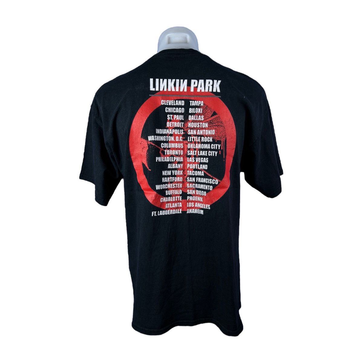 Band Tees × Vintage Linkin Park American Rock Band Numetal Tour Vintage T-Shirt Size US XL / EU 56 / 4 - 3 Thumbnail