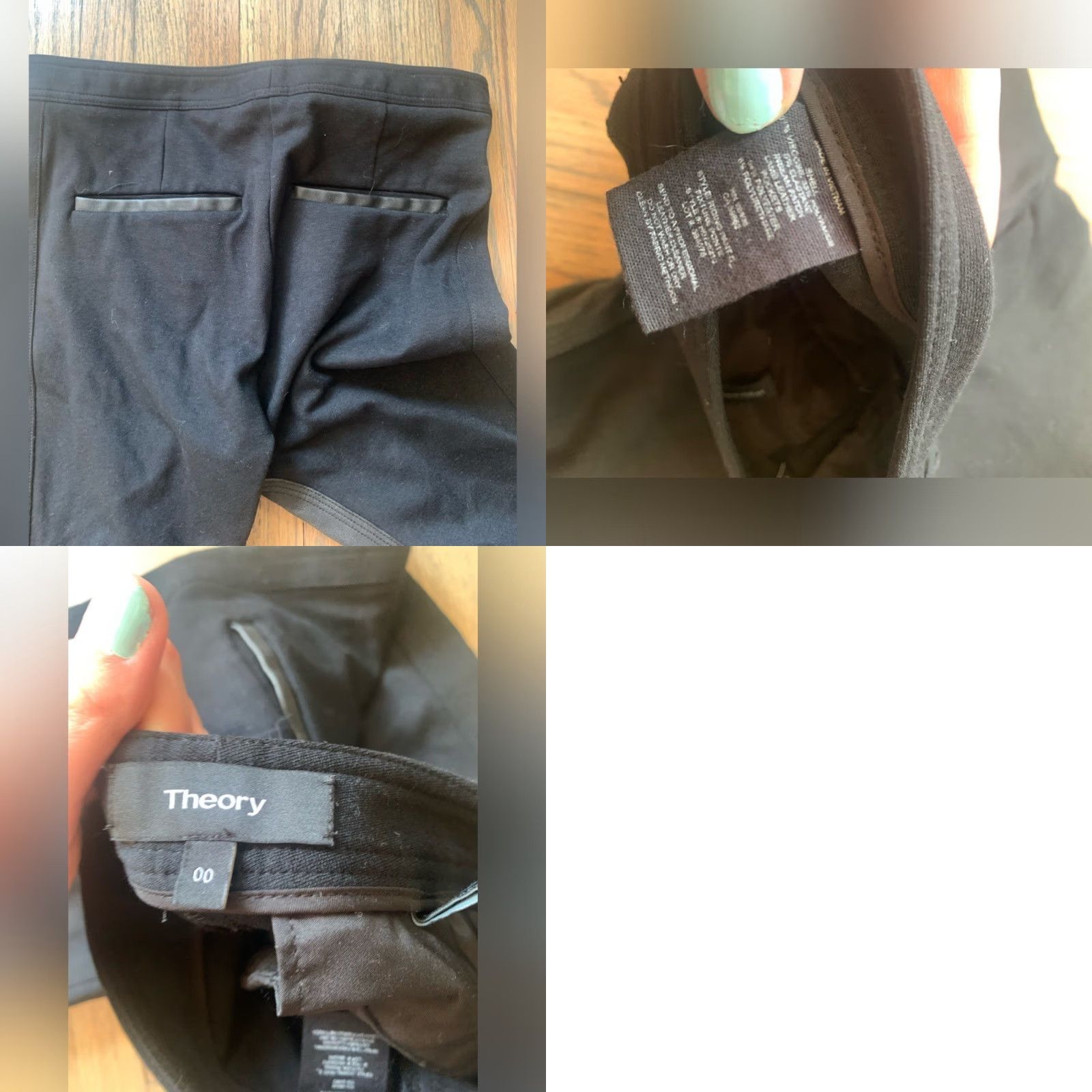 Theory Theory black pants 00 Size 24" / US 00 / IT 34 - 8 Thumbnail