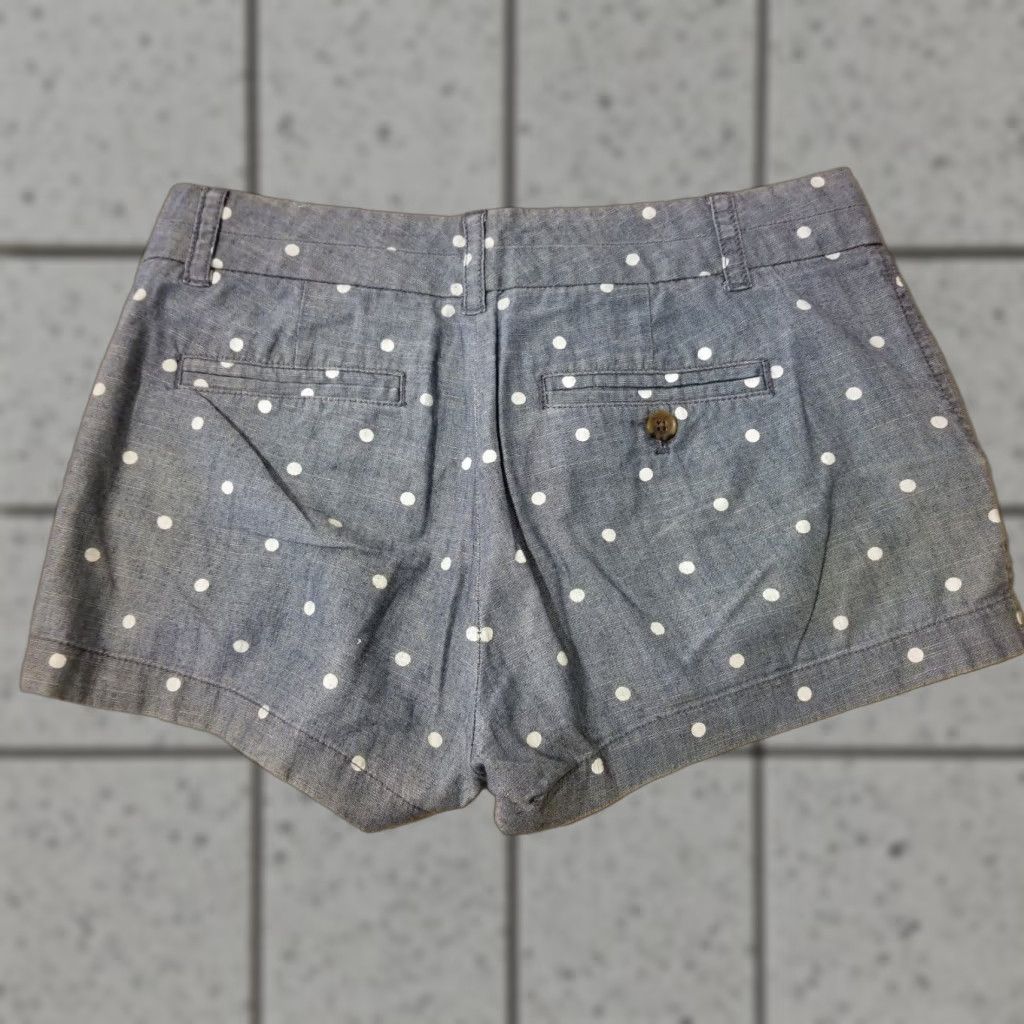 J.Crew Womens J. Crew Shorts Khaki Blue Cotton Chino Stretch 2 Regular Womens Boys? Size 26" / US 2 / IT 38 - 1 Thumbnail