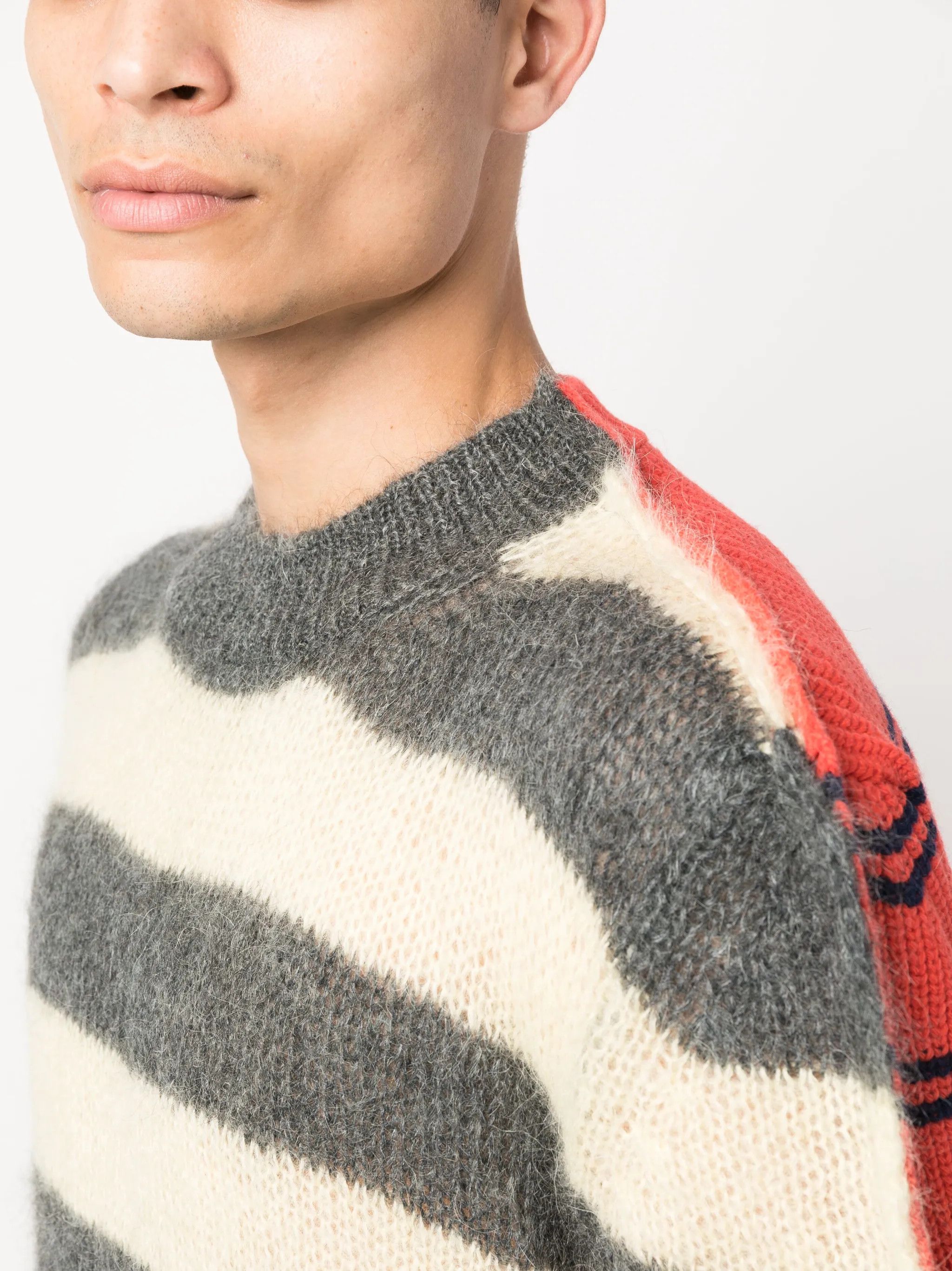 Marni o1y0225 Crewneck Sweater in Multicolor Size US M / EU 48-50 / 2 - 3 Thumbnail
