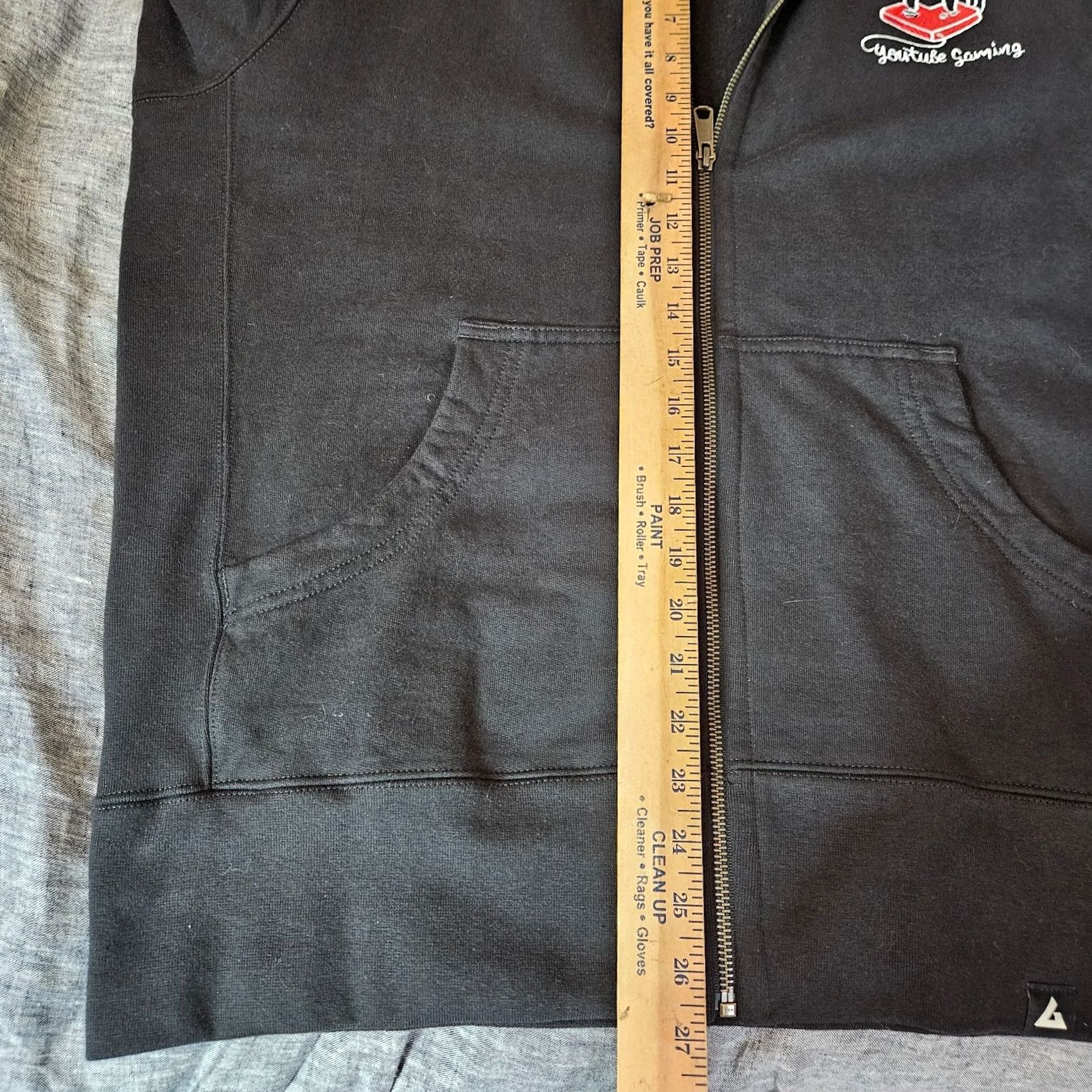 Vintage American Giant Zip Hoodie L Black Graphic Cat Jacket Heavyweight USA Made Size US L / EU 52-54 / 3 - 6 Thumbnail