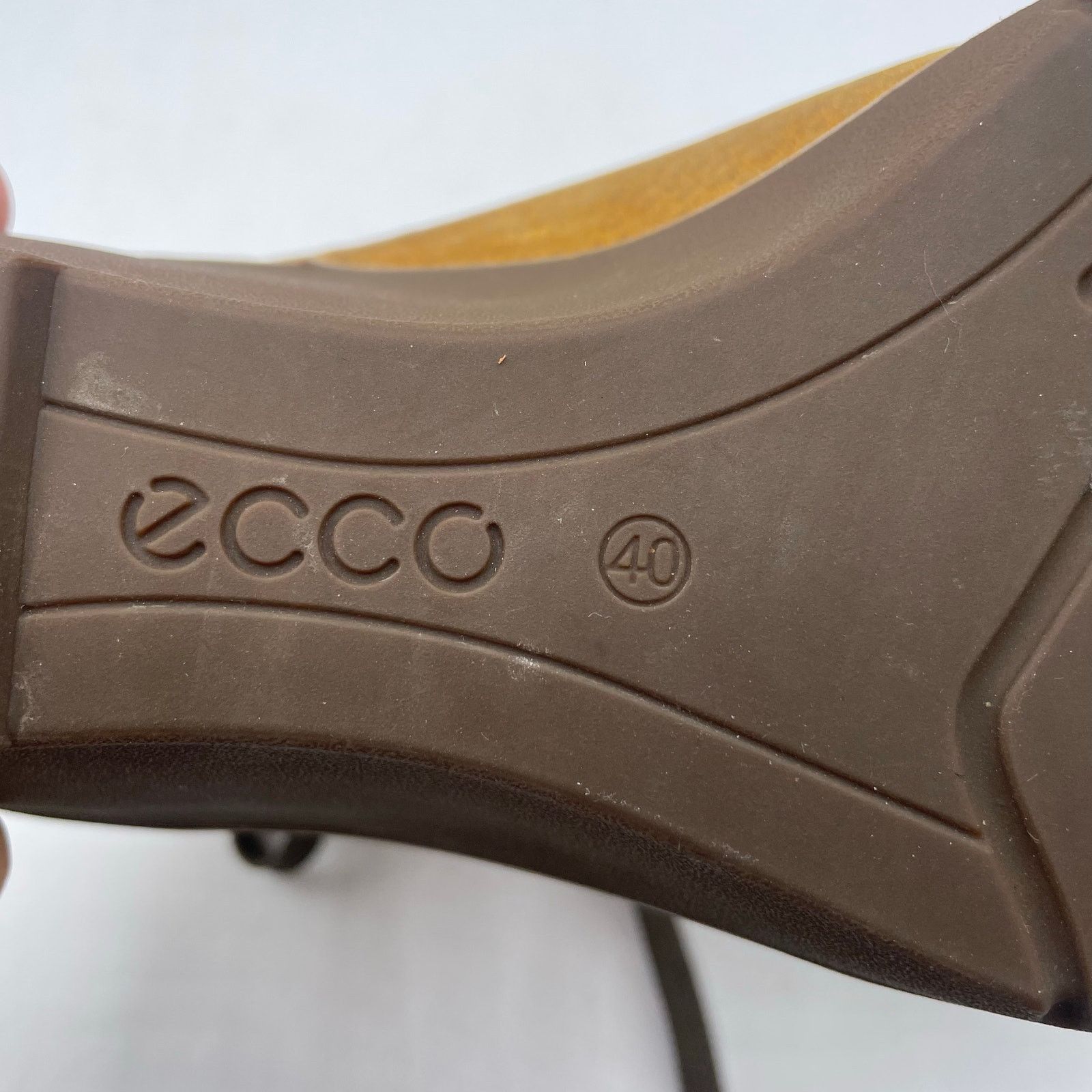 Ecco Ecco Adora Wedge Boots Leather Brown Lace Up Ankle Womens 40 Size US 9 / IT 39 - 7 Thumbnail
