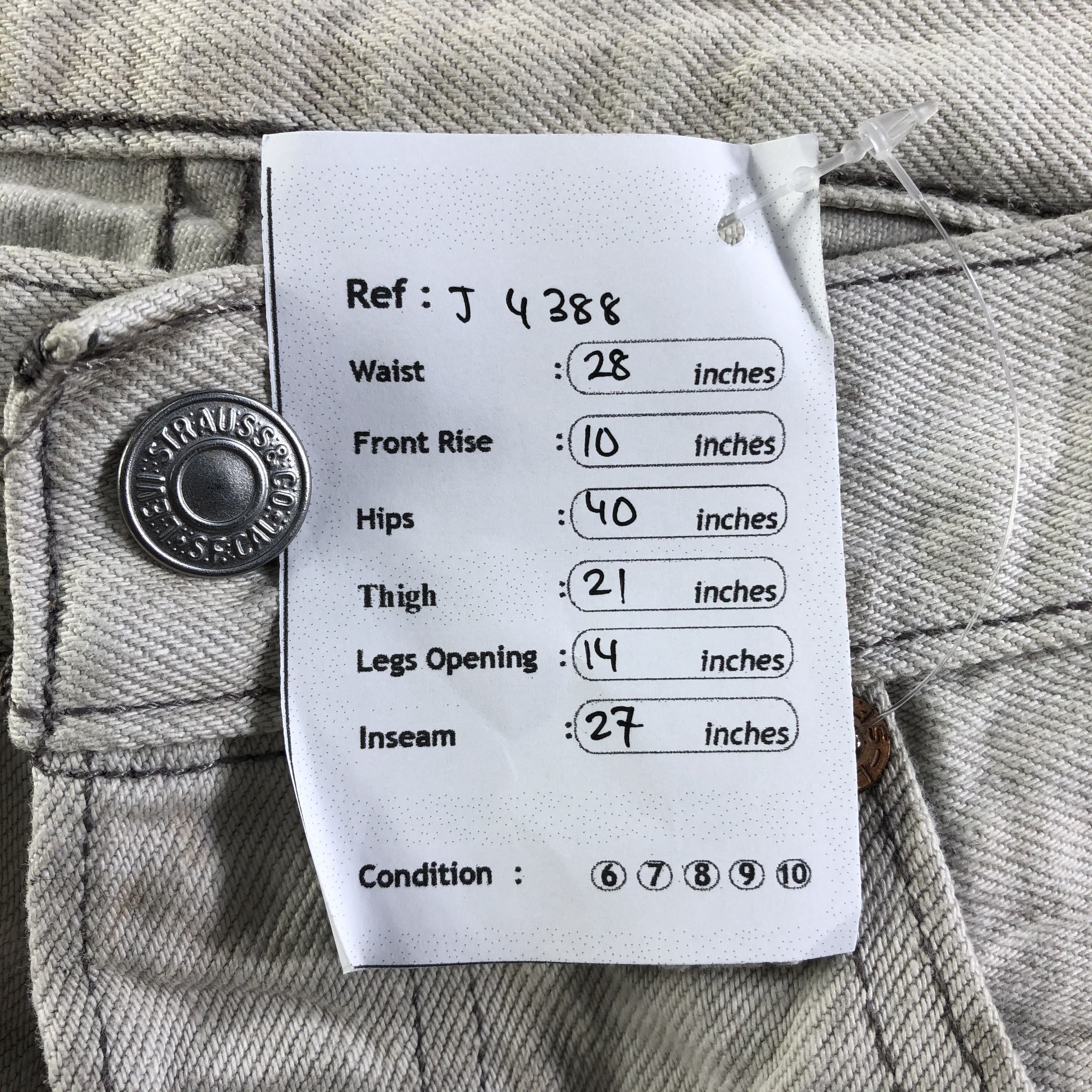 Levi's Vintage Light Wash Levis 501 Jeans-J4388 Size US 28 / EU 44 - 11 Thumbnail