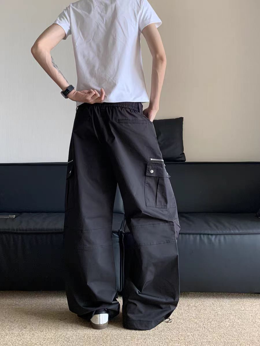 Japanese Brand × Vintage Paratrooper workwear multi-pocket baggy casual pants Size US 34 / EU 50 - 2 Thumbnail