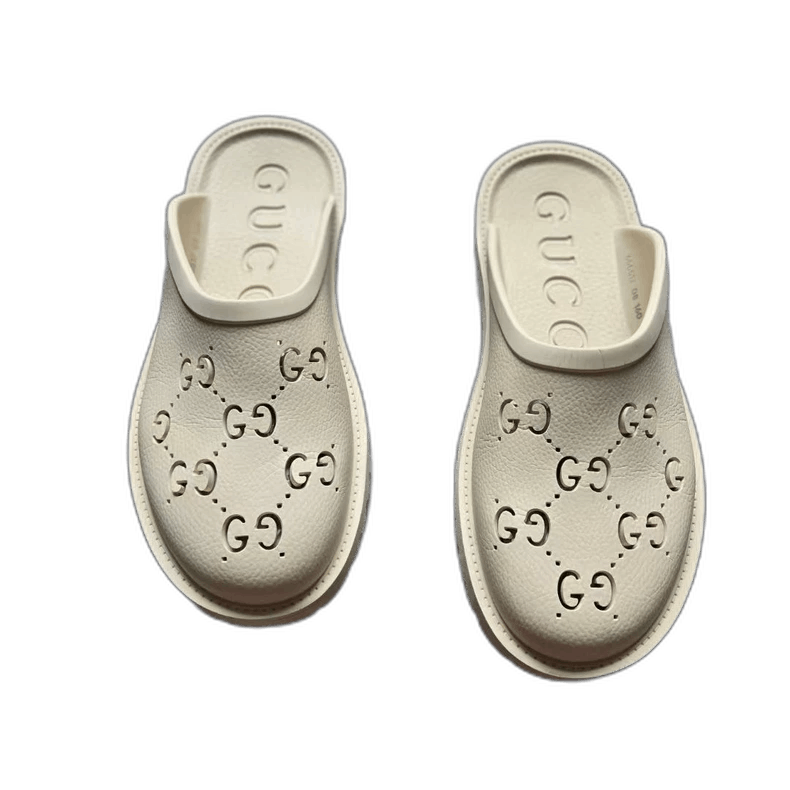 Gucci GUCCI Hollow Double G Slide Sandals Size 42 Size US 8 / EU 41 - 1 Thumbnail