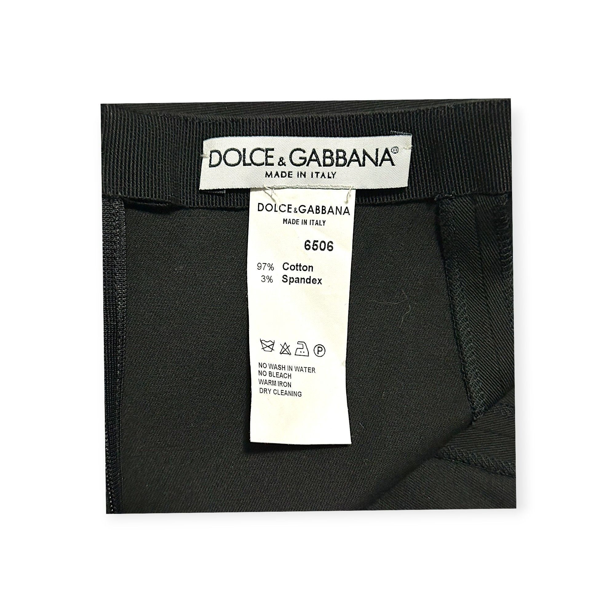 Dolce & Gabbana Dolce & Gabbana Stretch Cotton Flared Skirt IT 46 Size 32" / US 10 / IT 46 - 3 Thumbnail