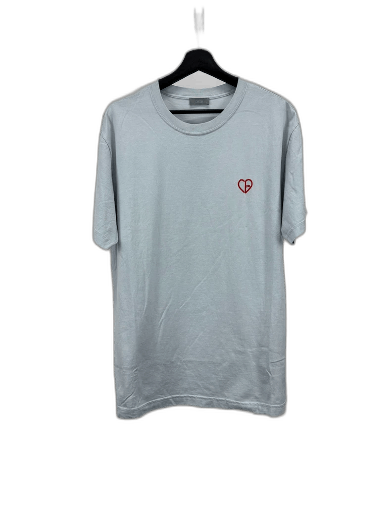 Dior Dior Valentine's Day Heart Embroidered Short Sleeve-2506 Size US M / EU 48-50 / 2 - 1 Thumbnail