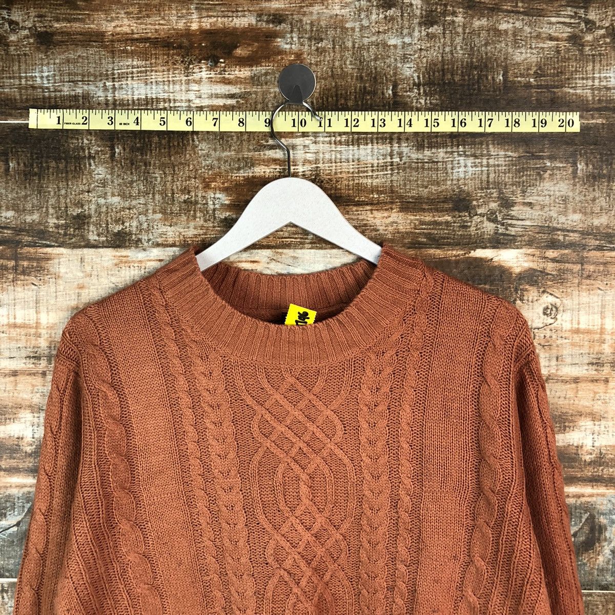 Homespun Knitwear × Japanese Brand Japan vintage Pink cable Knitwear #A1746 Size M / US 6-8 / IT 42-44 - 4 Thumbnail