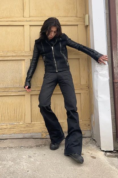 Rick Owens Rick Owens 12FW "MOUNTAIN" Geo Shearling Leather Jacket Size US M / EU 48-50 / 2 - 10 Thumbnail