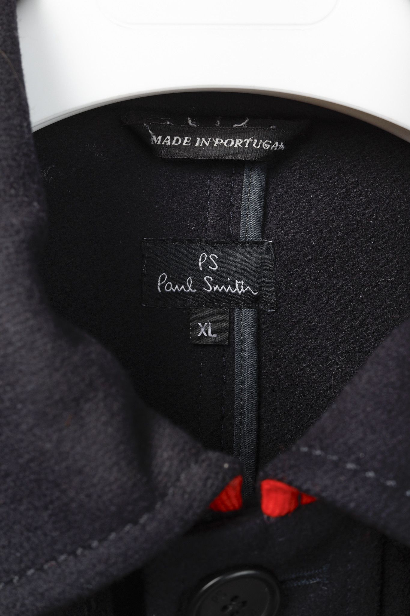 Paul Smith PS Paul Smith AW/11 Navy Wool Toggle Overcoat Size US XL / EU 56 / 4 - 4 Thumbnail