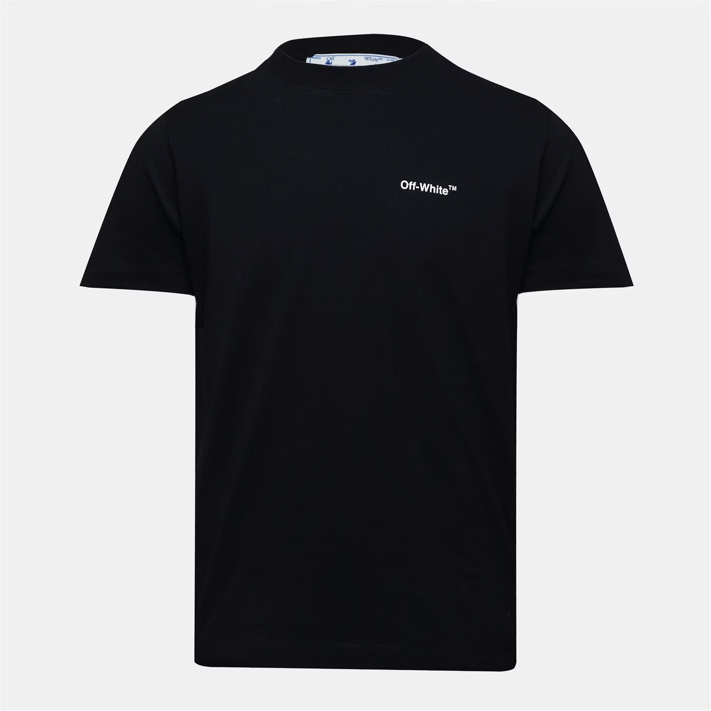 Off-White o1g2r1mq0226 Slim Short Sleeve T-Shirt In Black Size US XS / EU 42 / 0 - 1 Thumbnail