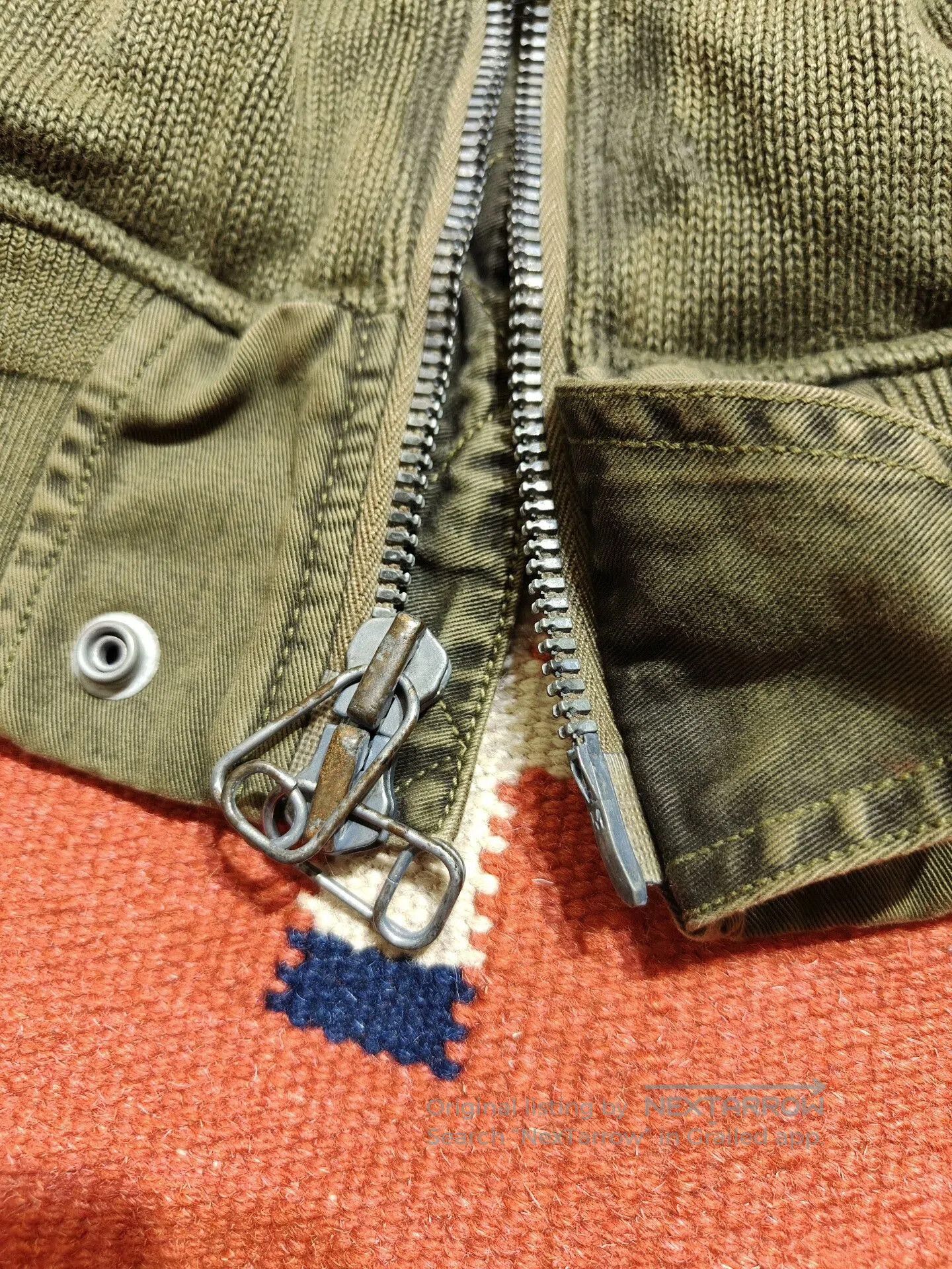 RRL Ralph Lauren Ralph Lauren Knitted Flight Jacket. Size US L / EU 52-54 / 3 - 7 Thumbnail