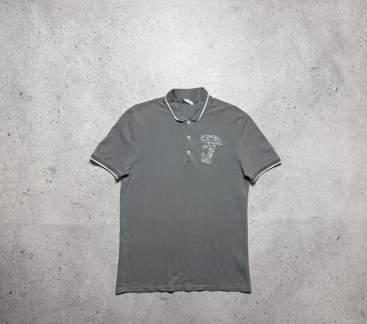 Versace Versace Collection Luxury Polo Shirt Vintage Big Logo Size US L / EU 52-54 / 3 - 1 Thumbnail