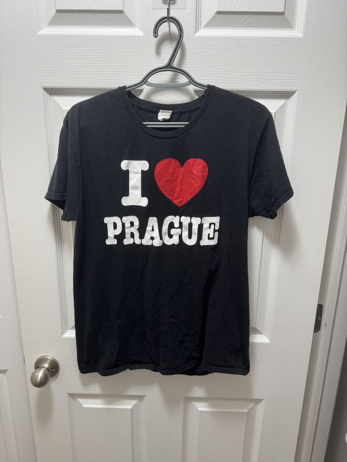 I Love NY Fruit of the Loom I Love Prague I Love NY Shirt Vintage Rare Size US L / EU 52-54 / 3 - 1 Thumbnail