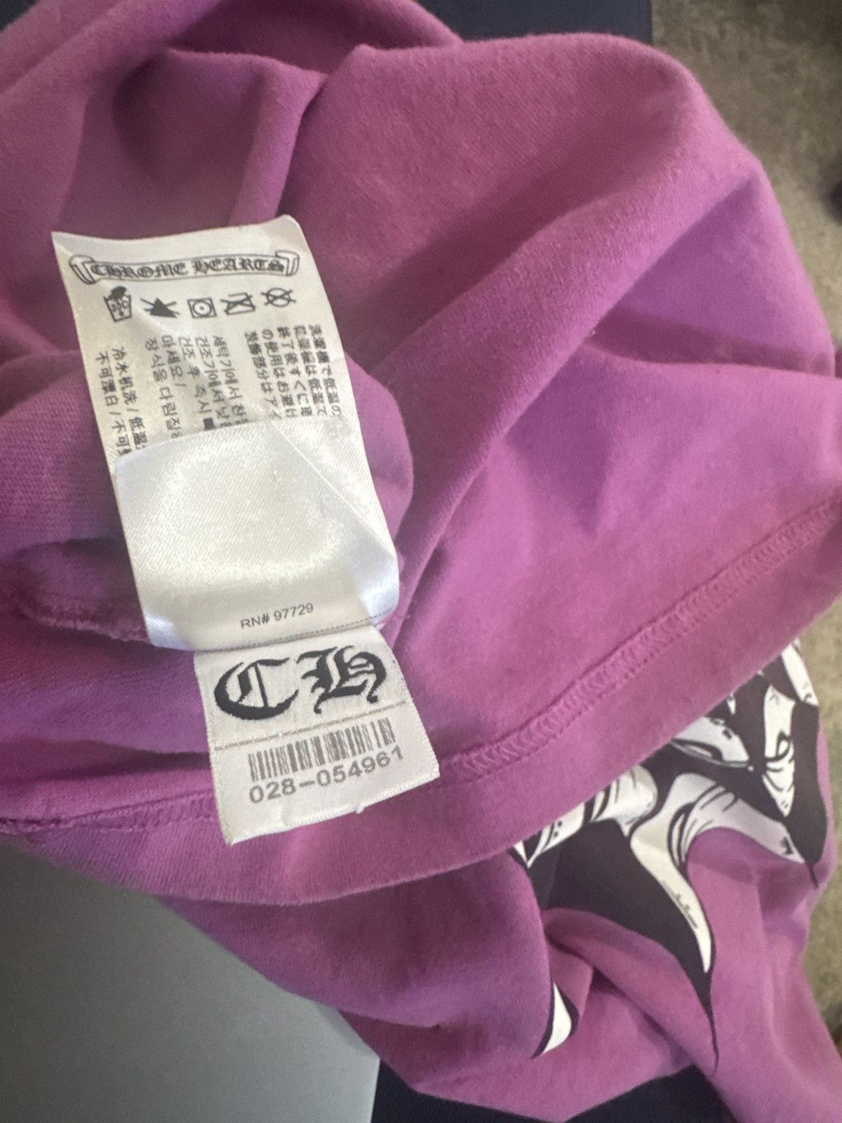 Chrome Hearts Chrome Hearts Matty Boy Purple Spider Web Tee shirt Size US S / EU 44-46 / 1 - 6 Thumbnail
