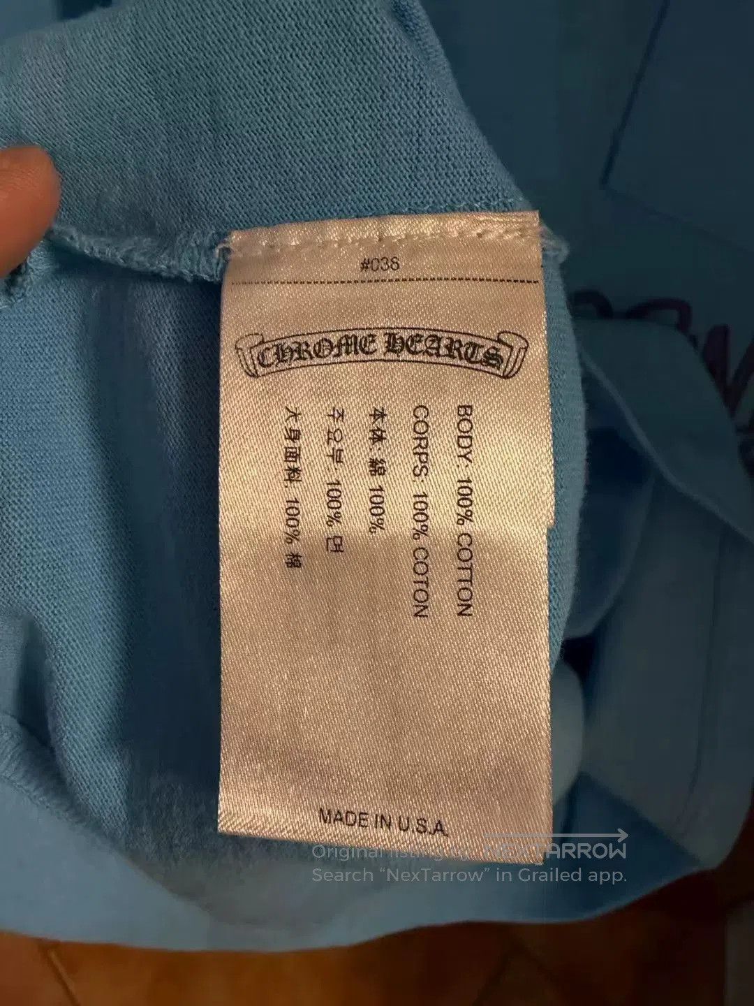 Chrome Hearts blue long sleeve Chrome Hearts sweatshirt. Size US M / EU 48-50 / 2 - 4 Thumbnail