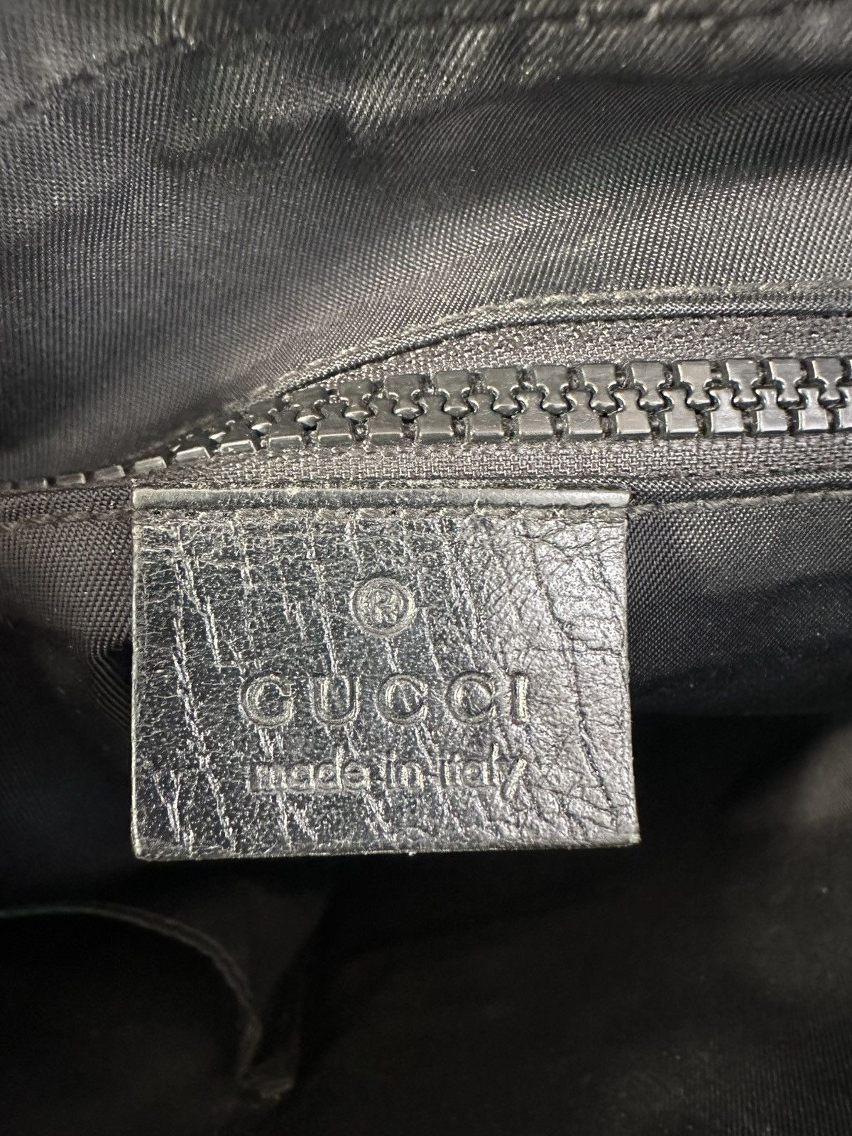 Gucci GUCCI GG Supreme Monogram Messenger Bag Black Grey Size ONE SIZE - 11 Thumbnail