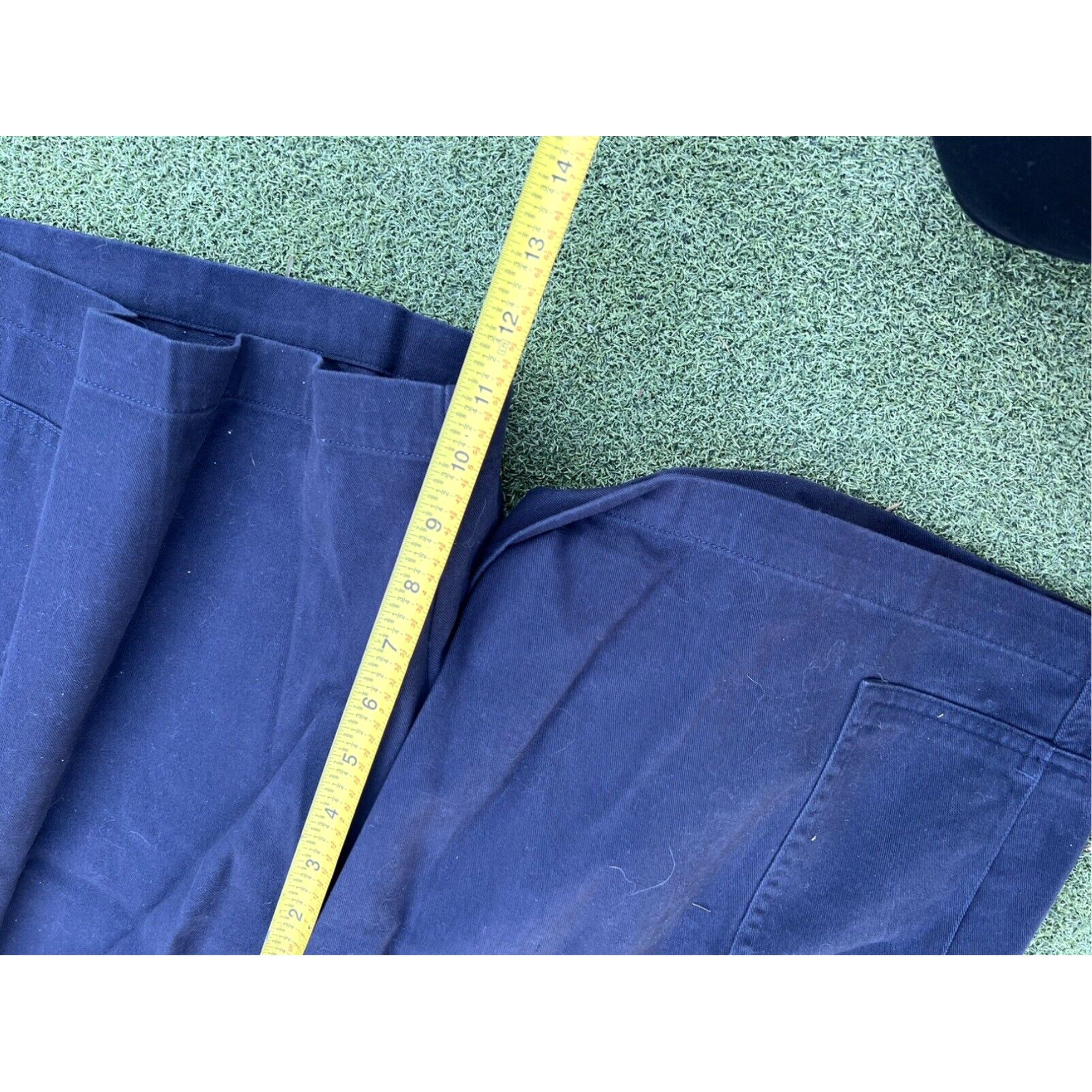 Savane Savane Men’s 40 Waist Blue Solid Cotton Flap Pockets Cargo Shorts Size US 40 / EU 56 - 7 Thumbnail