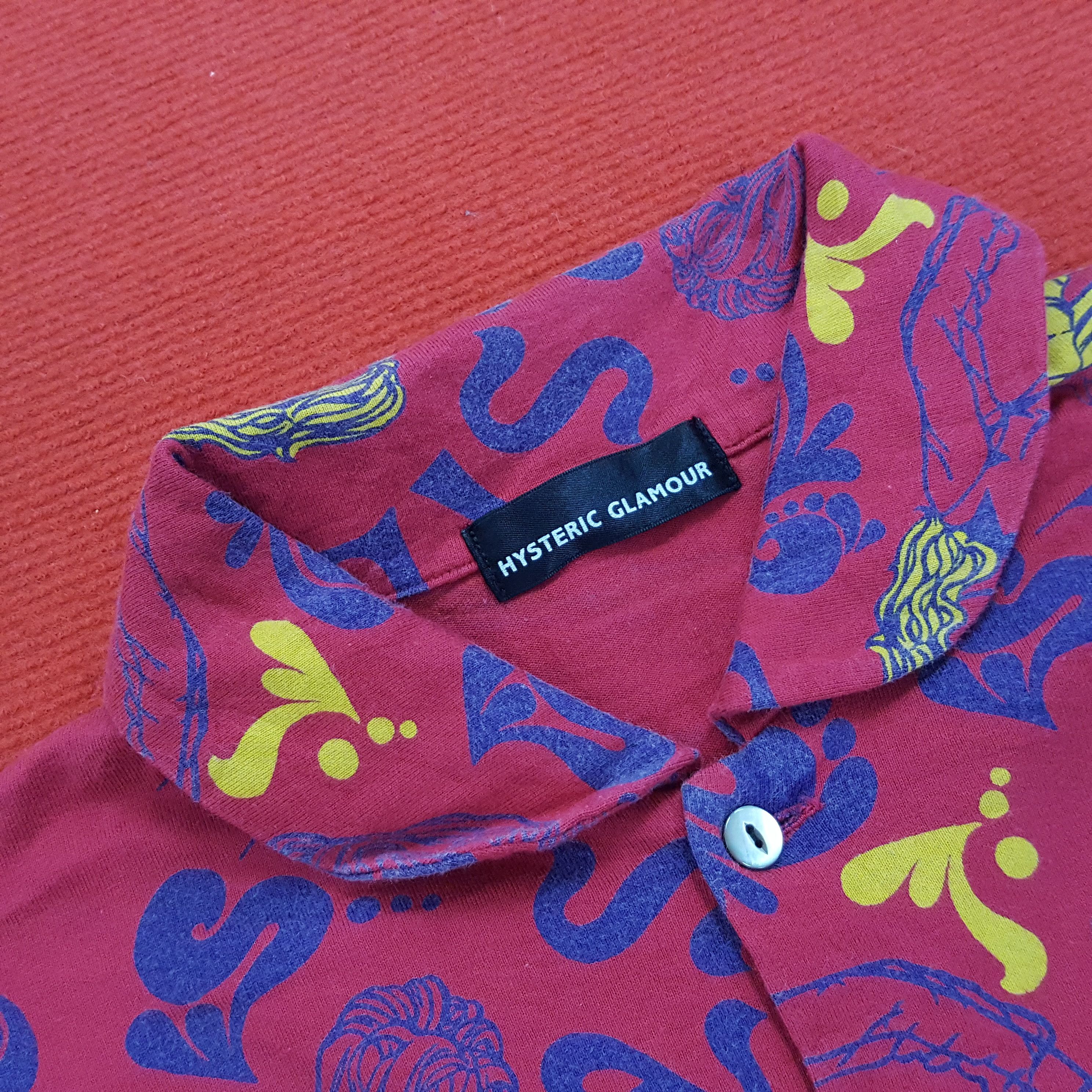 Hysteric Glamour Hysteric Glamour Japanese Brand Fullprint Rare Design Shirt Size S / US 4 / IT 40 - 5 Thumbnail
