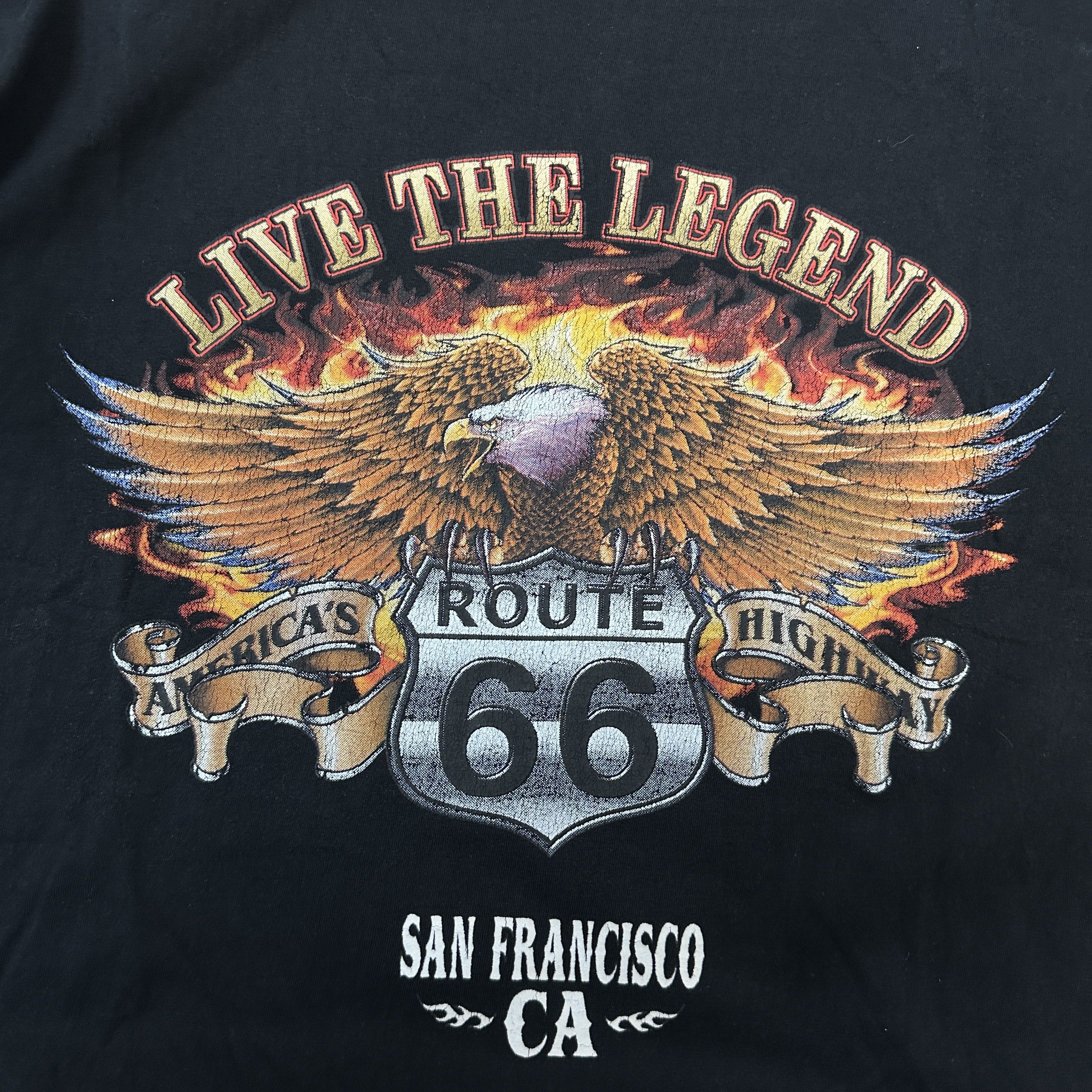 Vintage Vintage Route 66 T-shirt Size US L / EU 52-54 / 3 - 2 Thumbnail