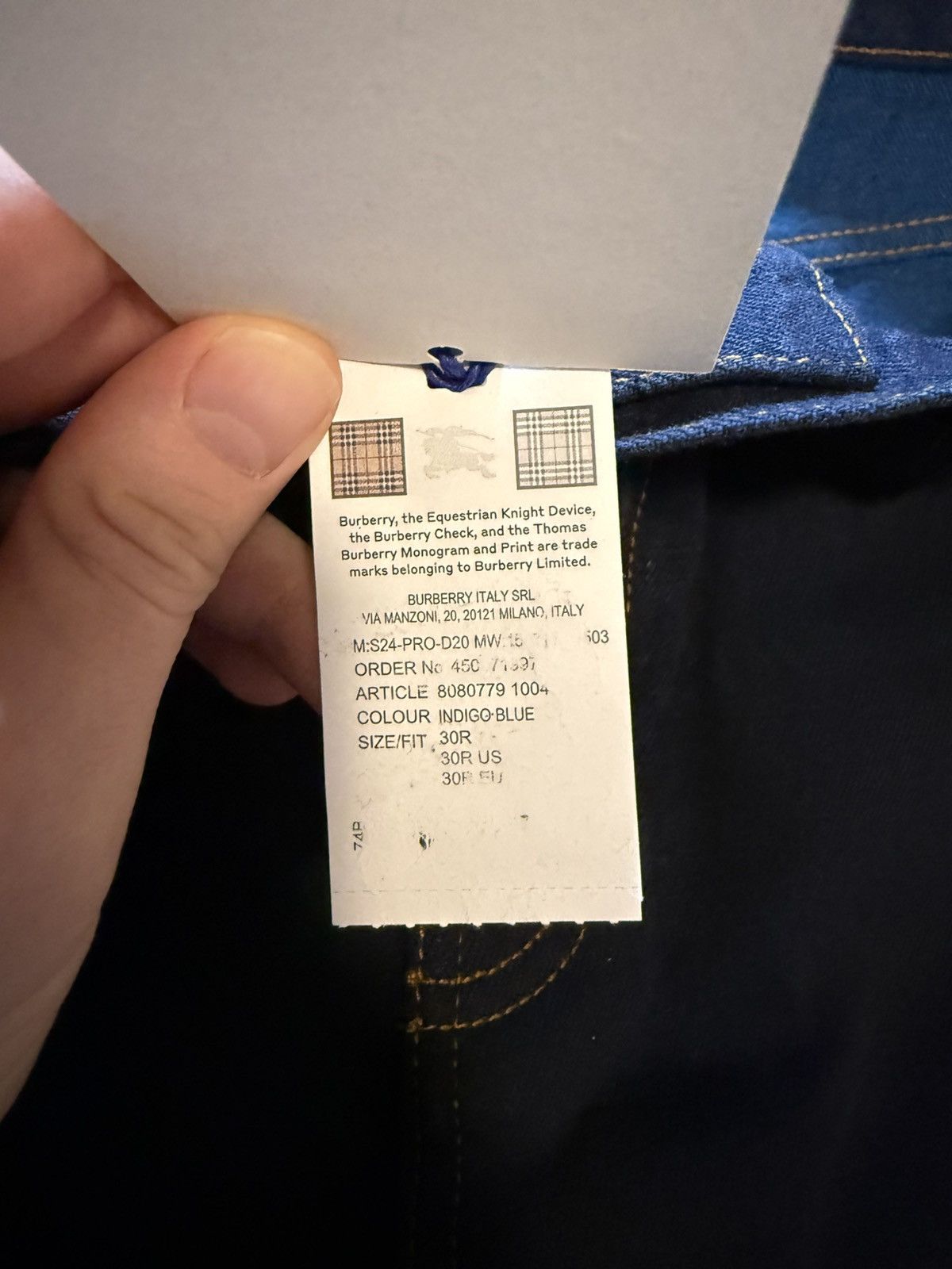 Burberry Burberry straight leg jeans Size US 30 / EU 46 - 7 Thumbnail