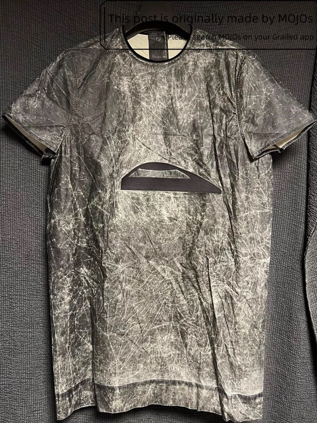 Sz L Rick Owens 16ss Runway Eye Logo Tee Mojos12649673 in Gray, Men's