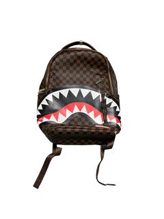 Sprayground, Bags, Srayground Sharks In Paris Backpack Red Rare Limited  Edition Last One