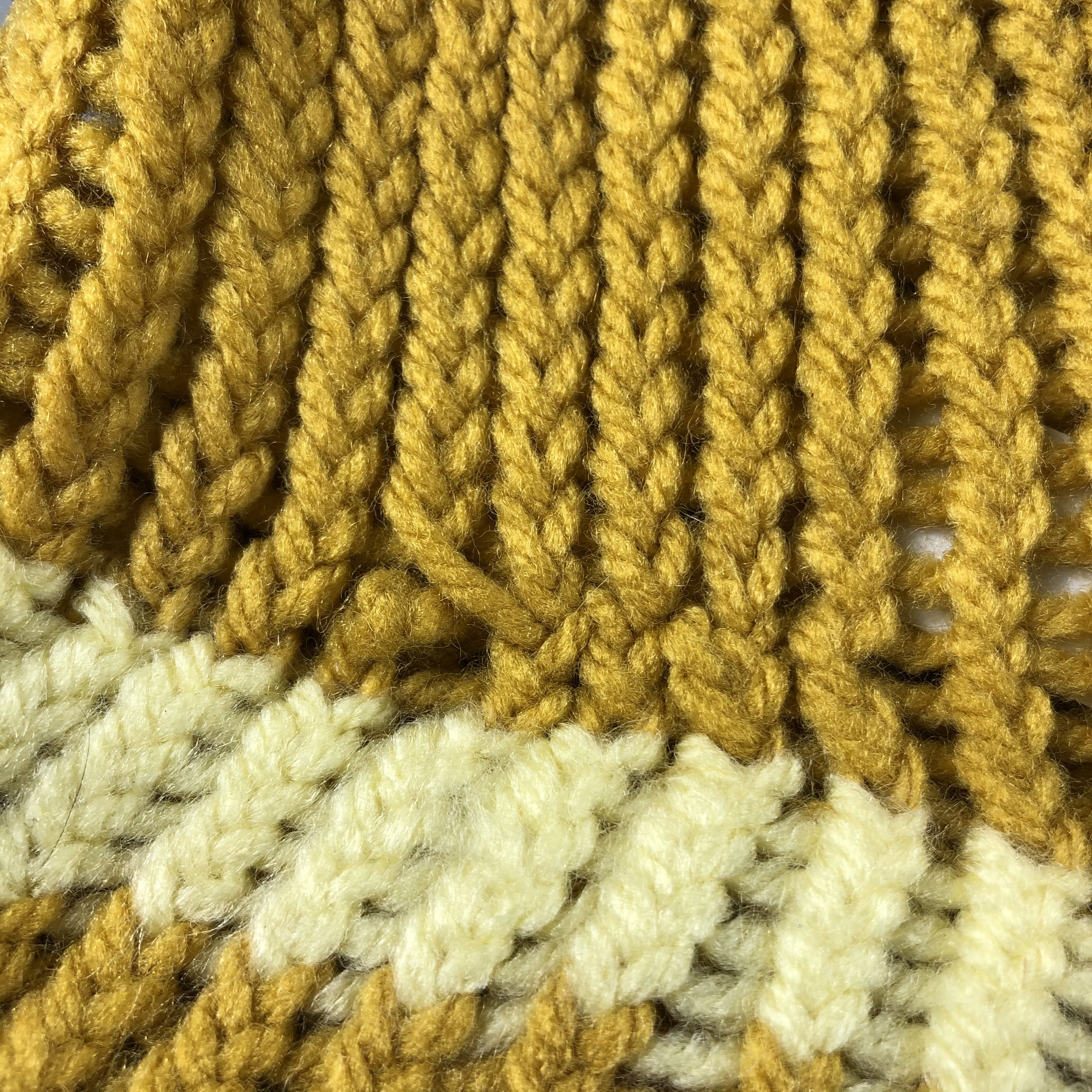 Japanese Brand × Vintage Japanese Brand Knit Yellow Slouchy Beanie Snow Cap -D1245 Size ONE SIZE - 4 Thumbnail