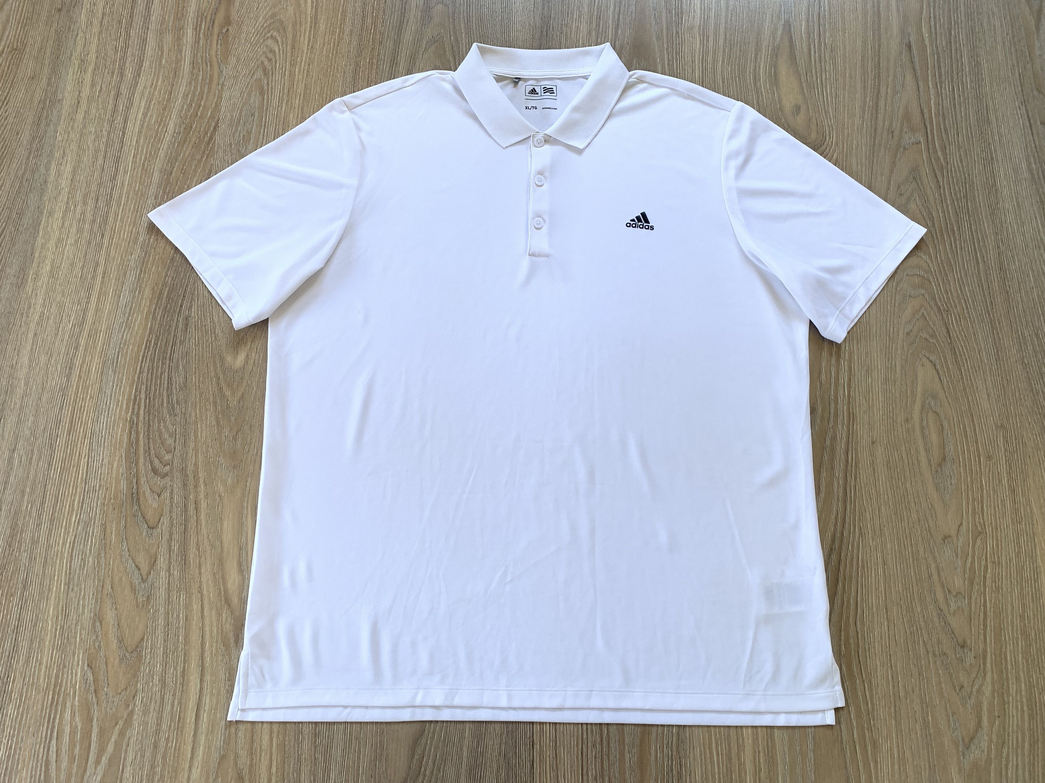 Adidas Adidas Golf Mens White Training Polo Size US XL / EU 56 / 4 - 2 Thumbnail