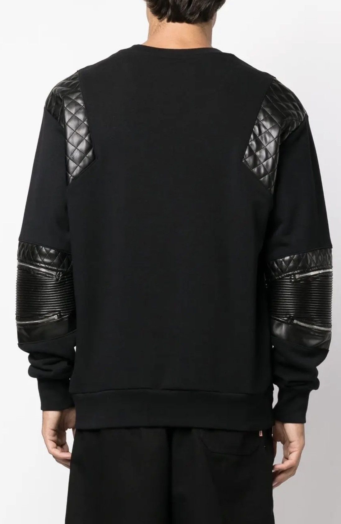 Philipp Plein Philipp Plein Diamond Quilted Panel Sweatshirt Men’s XXL Size US XXL / EU 58 / 5 - 3 Thumbnail