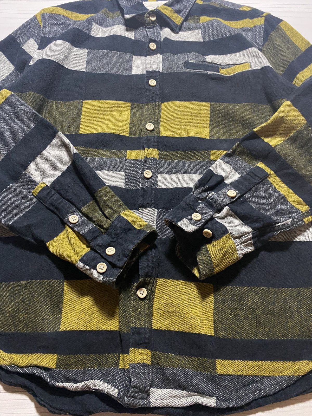 Folk × Vintage Vintage Folk flannel multicolour faded y2k button up shirt Size US L / EU 52-54 / 3 - 7 Thumbnail