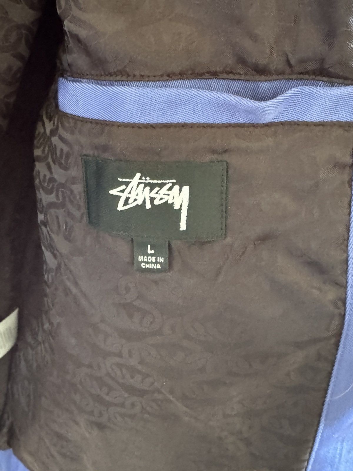 Stussy Classic fit club jacket- Royal blue Size US L / EU 52-54 / 3 - 5 Thumbnail