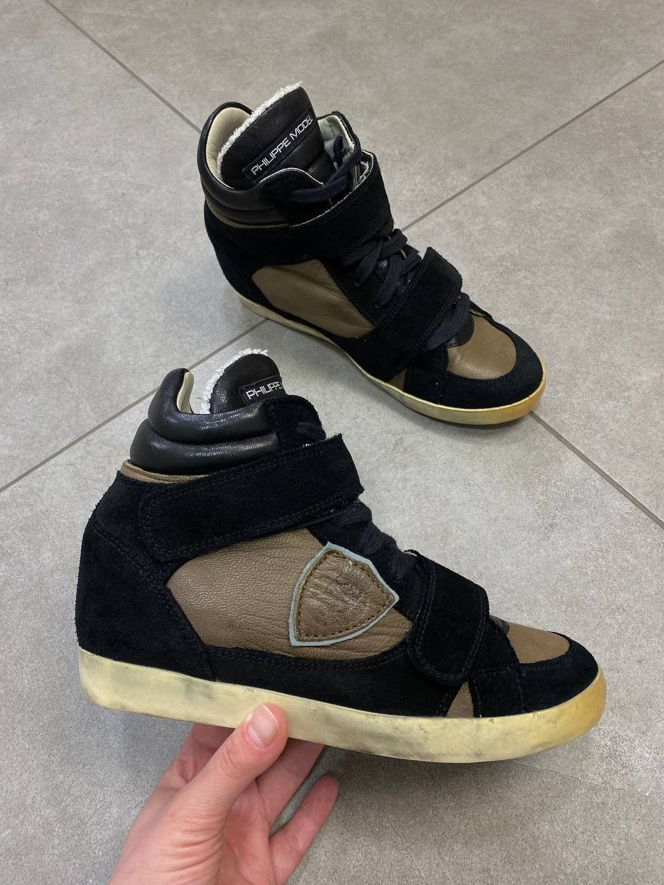 Philippe Model Philippe Model 643/12 Y2K Hi-Top Sneakers Marant Style Size US 6 / EU 39 - 1 Thumbnail