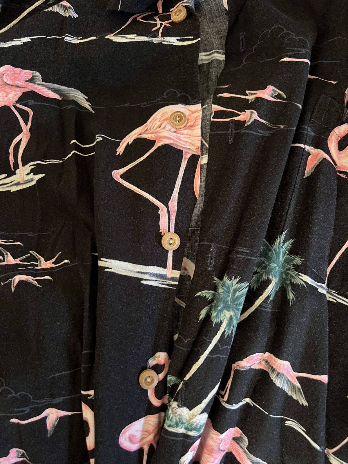 Paradise Found Vintage Pink Flamingo Hawaiian Shirt - Harry Styles Size US XL / EU 56 / 4 - 8 Thumbnail