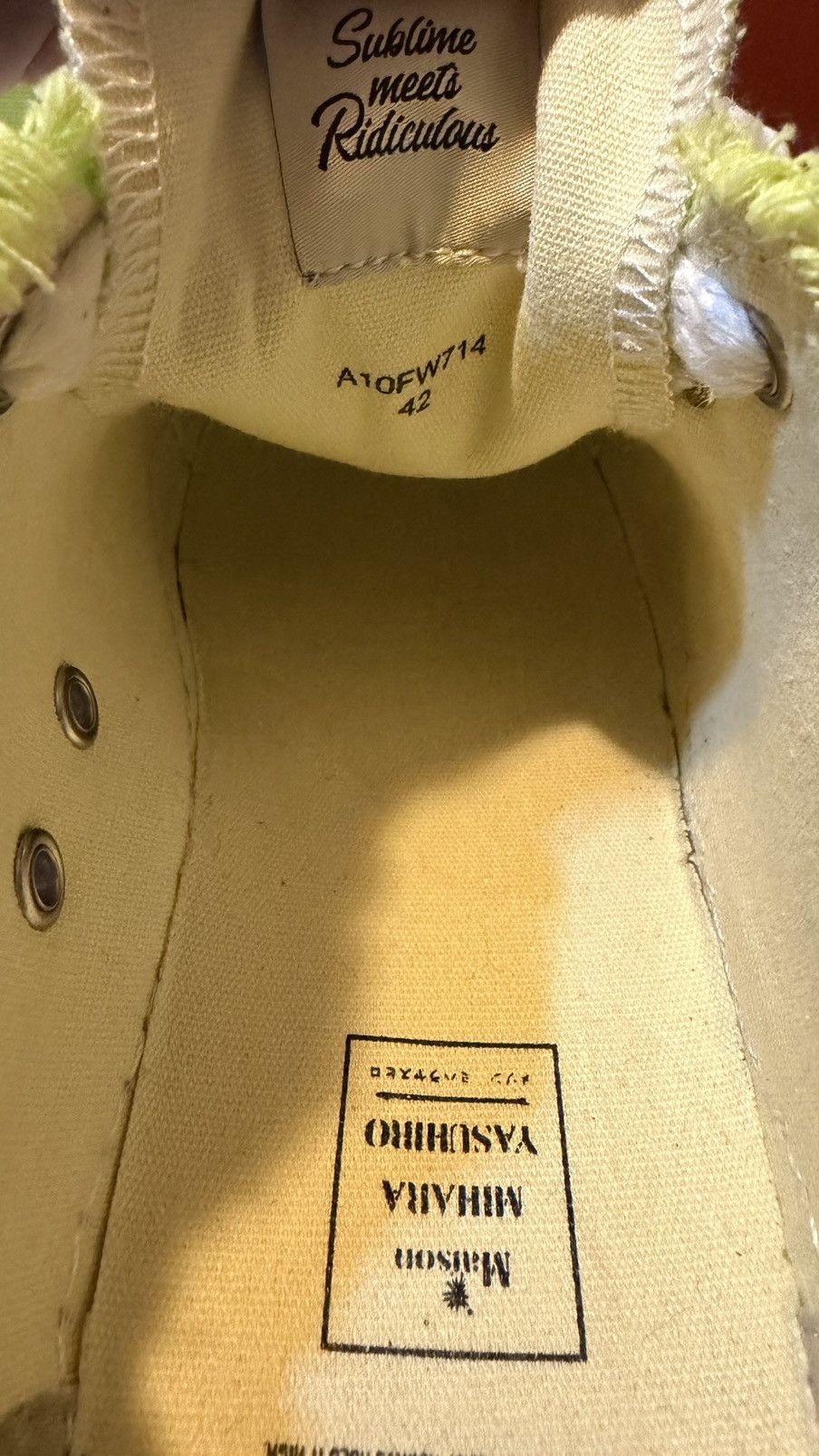 Maison MIHARA YASUHIRO MMY Neon Green Size US 9 / EU 42 - 8 Thumbnail