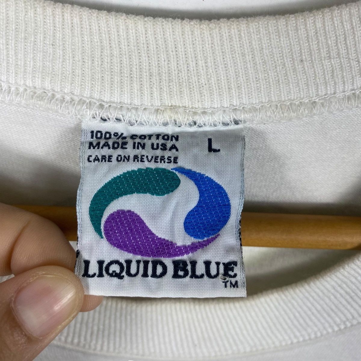 Liquid Blue Vintage 90s The ALLMAN BROTHERS BAND Liquid Blue Tye Dyed Size US L / EU 52-54 / 3 - 6 Thumbnail
