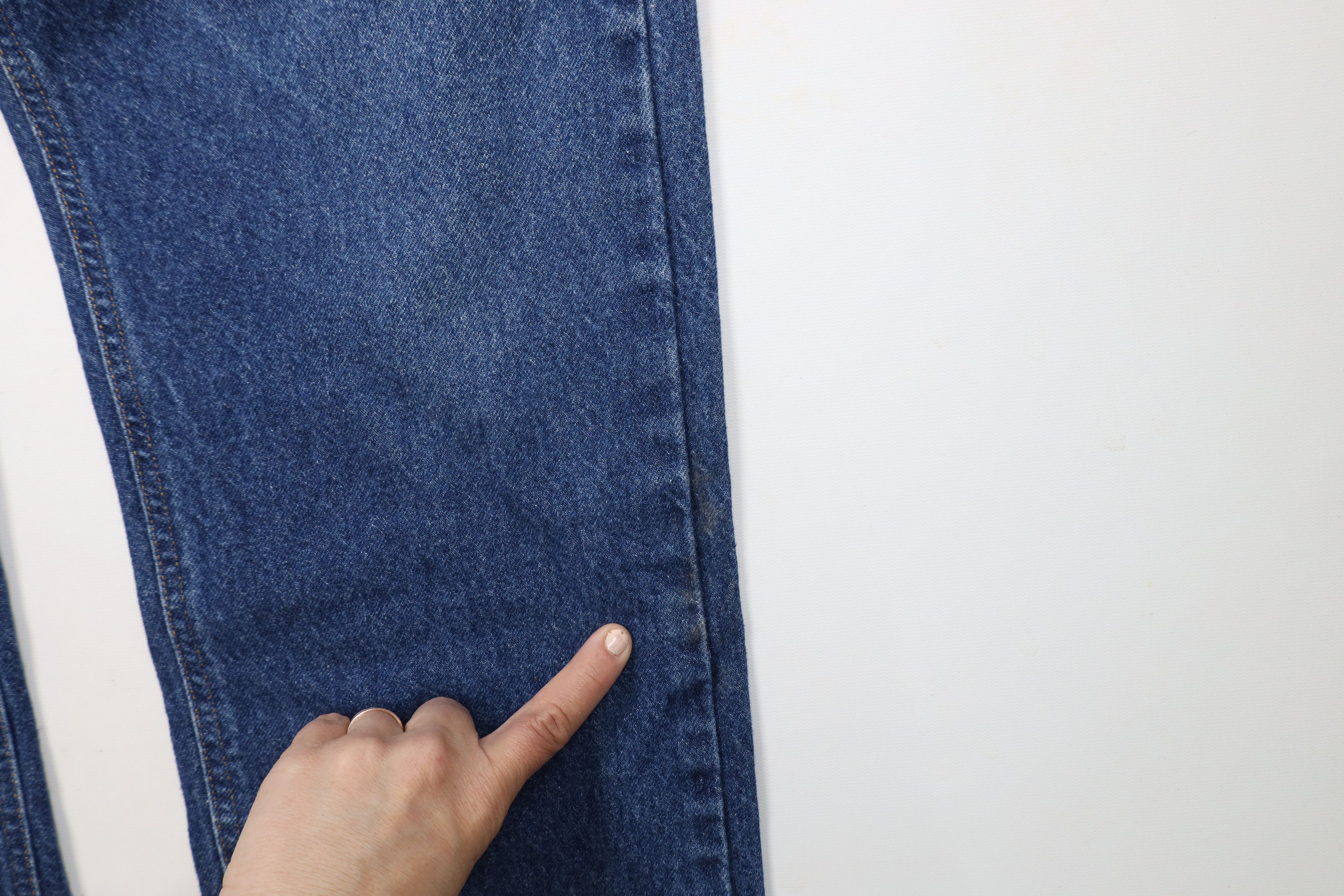 Carhartt × Vintage Vintage 90s Carhartt Spell Out Straight Leg Denim Jeans USA Size US 38 / EU 54 - 6 Thumbnail